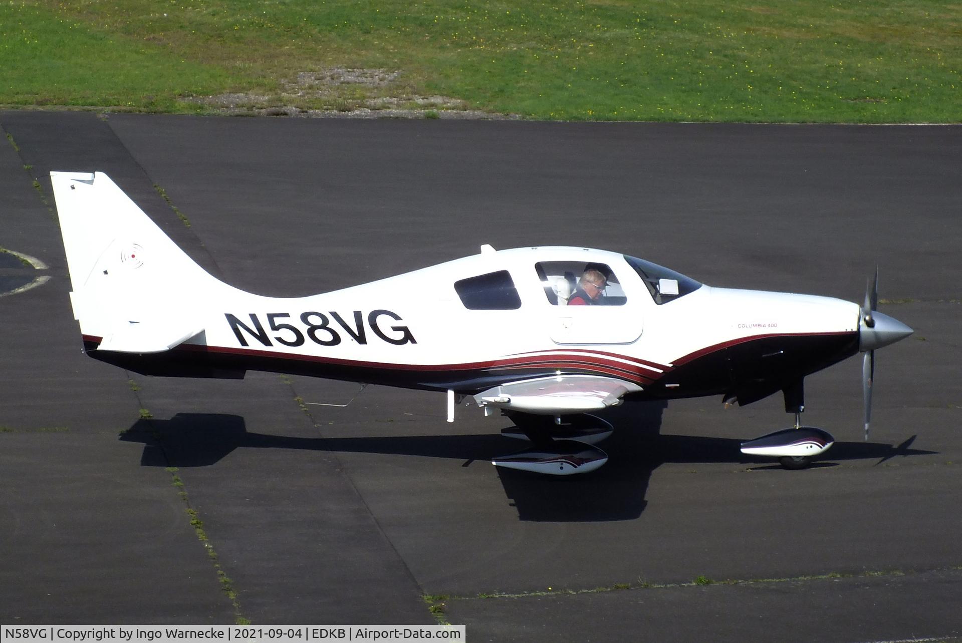 N58VG, 2006 Columbia Aircraft Mfg LC-41-550FG Columbia 400 C/N 41640, Columbia 400 (LC41-550FG) at Bonn-Hangelar airfield during the Grumman Fly-in 2021