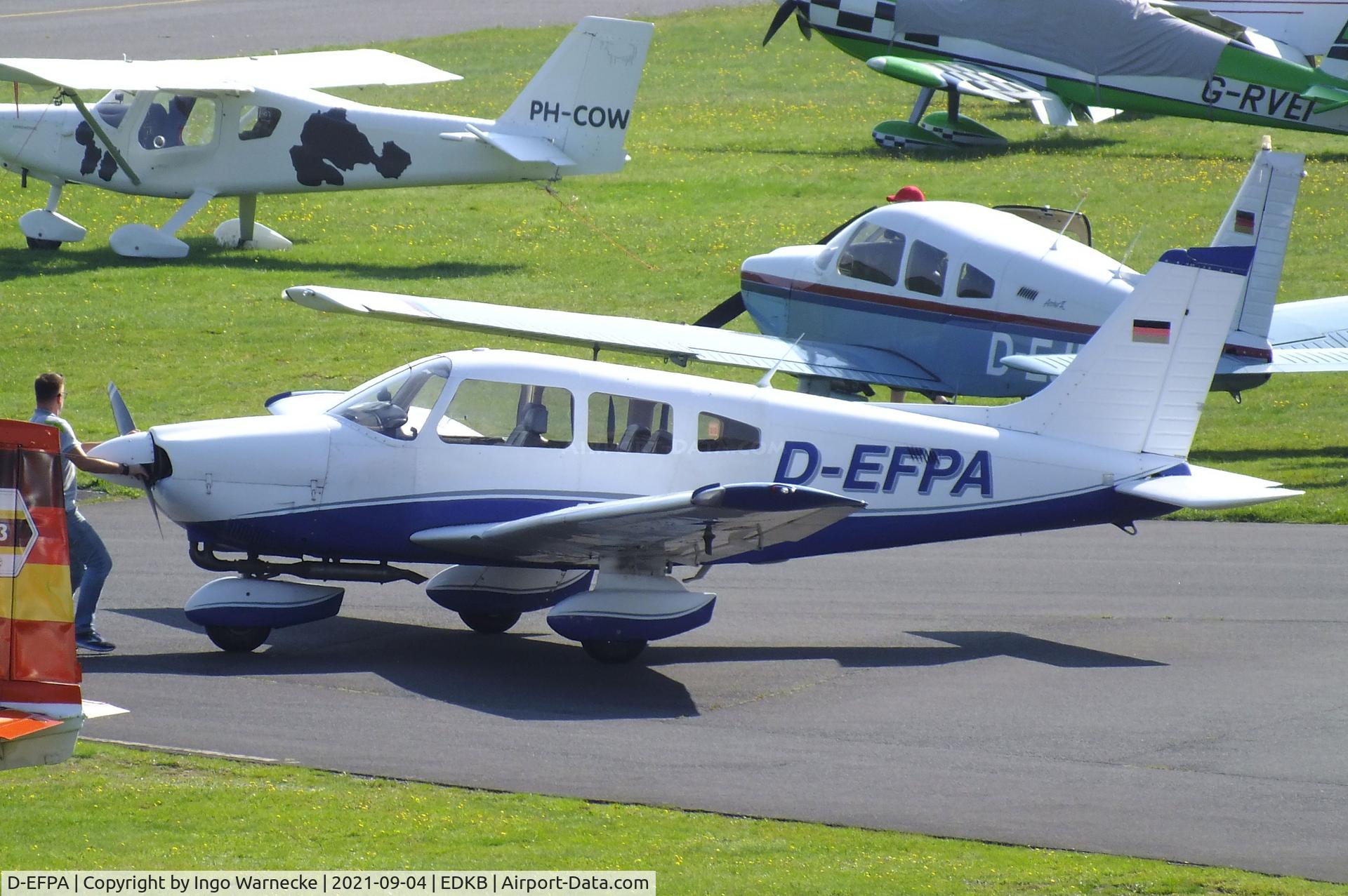 D-EFPA, 1978 Piper PA-28-181 C/N 28-90077, Piper PA-28-181 Archer II at Bonn-Hangelar airfield during the Grumman Fly-in 2021
