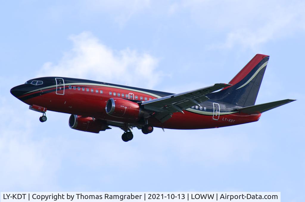 LY-KDT, 1992 Boeing 737-522 C/N 26691, KlasJet Boeing 737-500