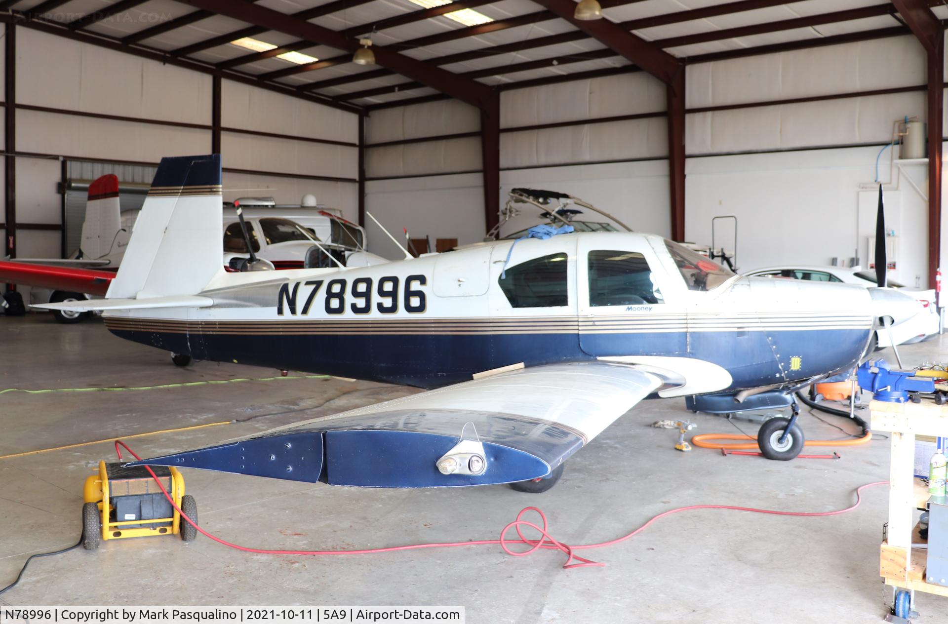 N78996, 1962 Mooney M20C Ranger C/N 2030, Mooney M20C