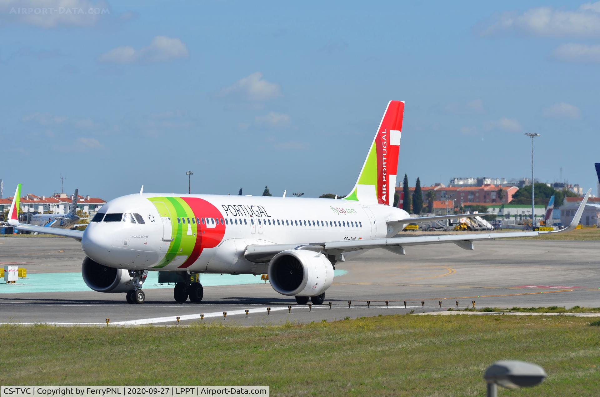 CS-TVC, 2019 Airbus A320-251NEO C/N 8831, TAP A320N for departure