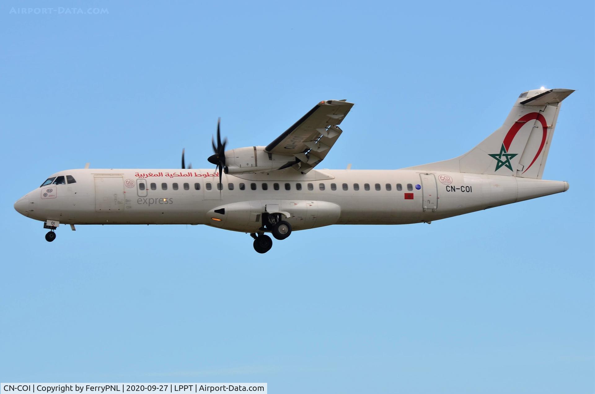 CN-COI, 2014 ATR 72-600 (72-212A) C/N 1143, RAM Express ATR72 landing in LIS