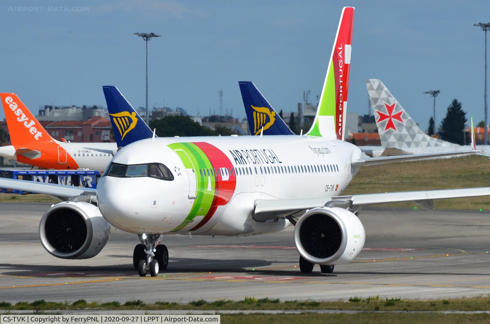 CS-TVK, 2021 Airbus A320-251N C/N 10506, TAP A320Neo lining-up