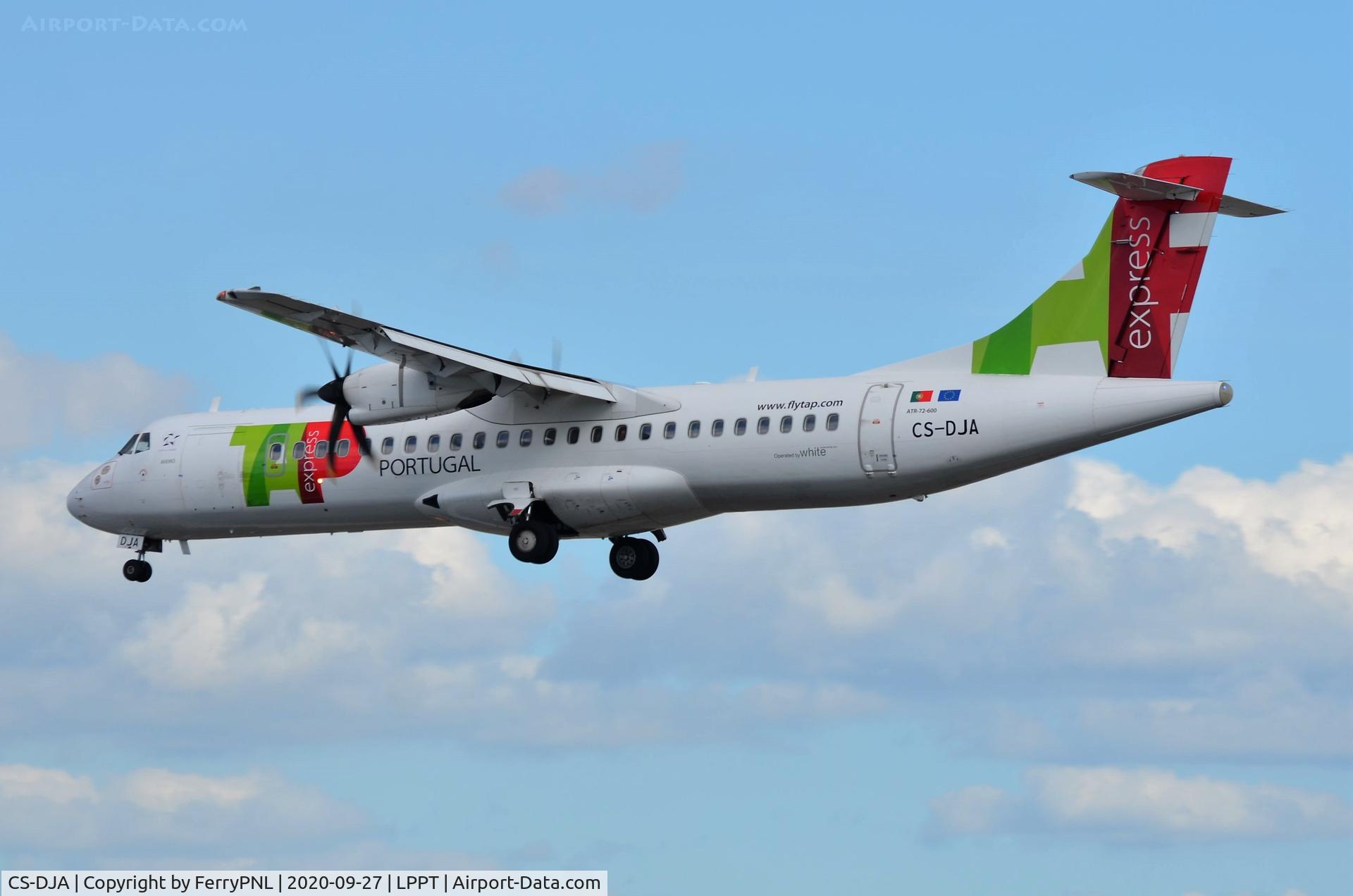 CS-DJA, 2015 ATR 72-600 (72-212A) C/N 1294, TAP Express ATR72 landing