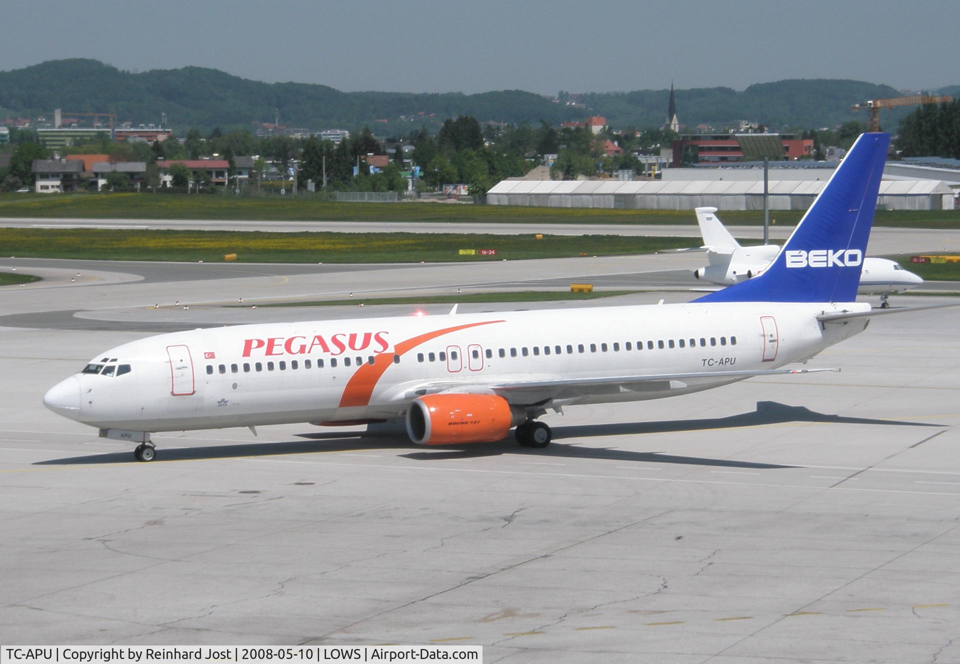 TC-APU, 2001 Boeing 737-82R C/N 29344, Hybrid Pegasus / Beko c/s @ SZG