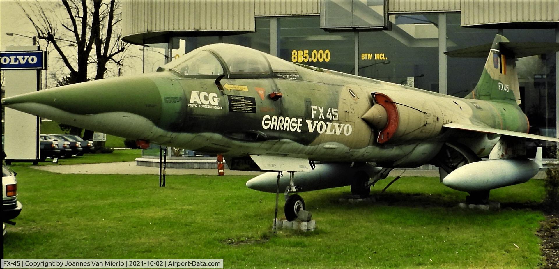 FX-45, 1964 Lockheed F-104G Starfighter C/N 683-9088, Slide scan Ghent