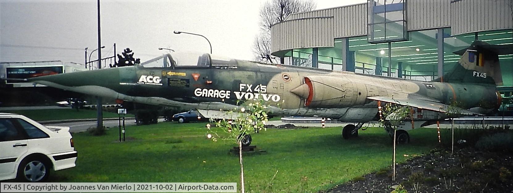 FX-45, 1964 Lockheed F-104G Starfighter C/N 683-9088, Slide scan Ghent