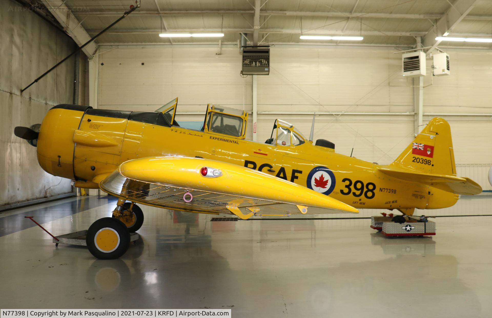 N77398, 1952 Canadian Car & Foundry Harvard MK IV C/N CCF4-189, Harvard MK IV
