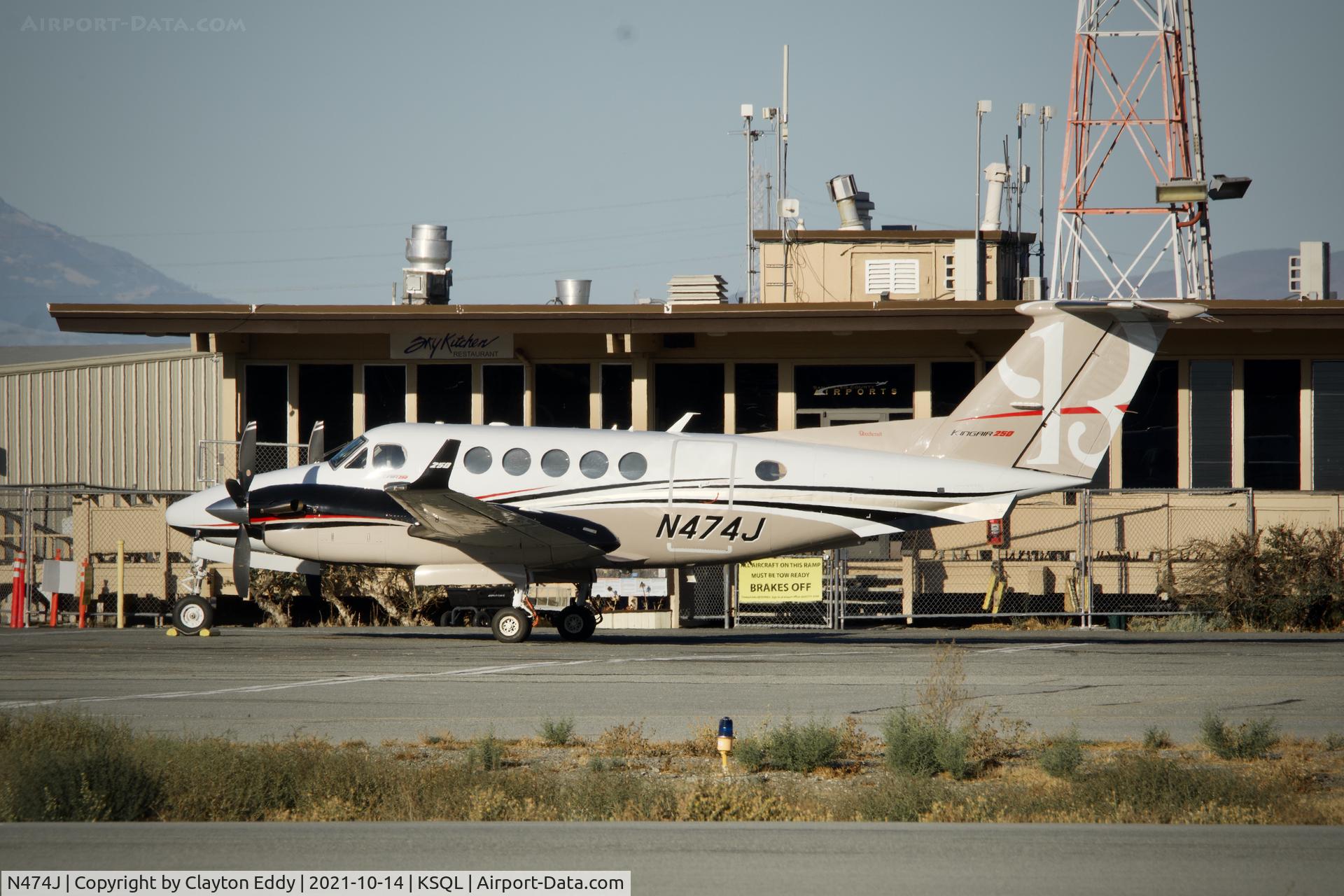 N474J, 2016 Beech B200GT King Air C/N BY-257, San Carlos airport California 2021.