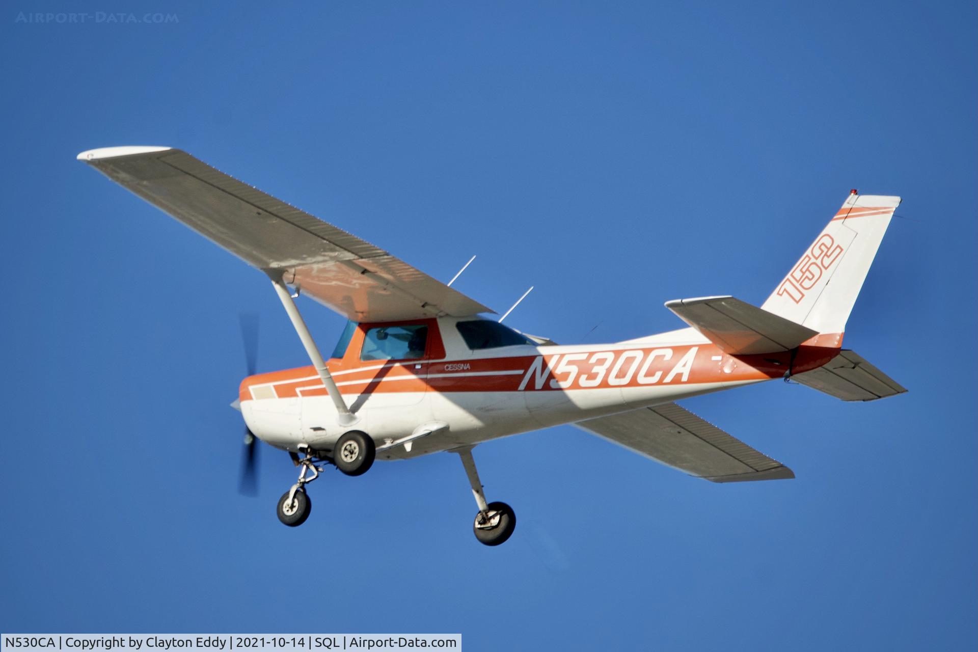 N530CA, 1977 Cessna 152 C/N 152-79757, San Carlos airport California 2021.