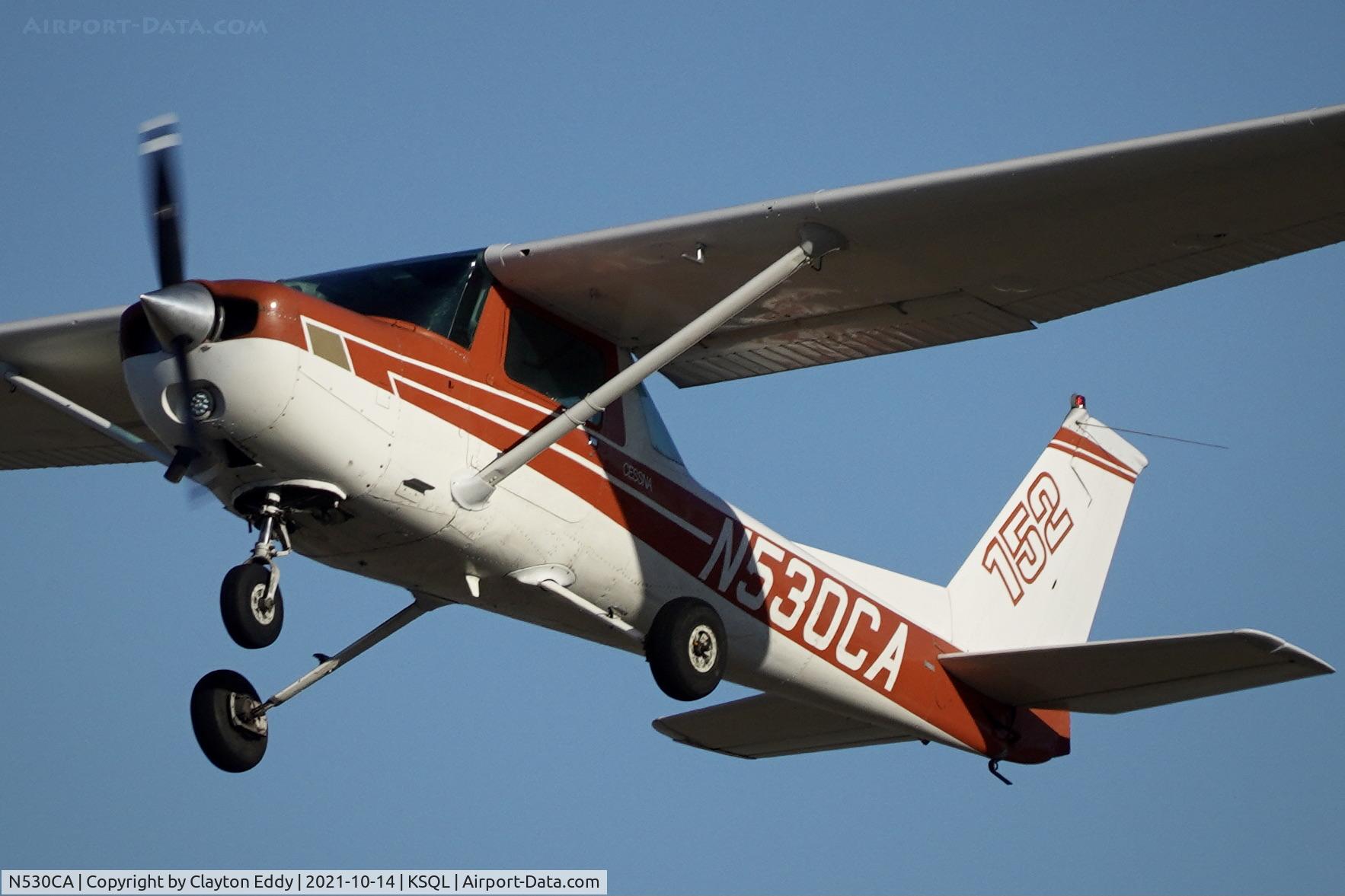 N530CA, 1977 Cessna 152 C/N 152-79757, San Carlos airport California 2021.