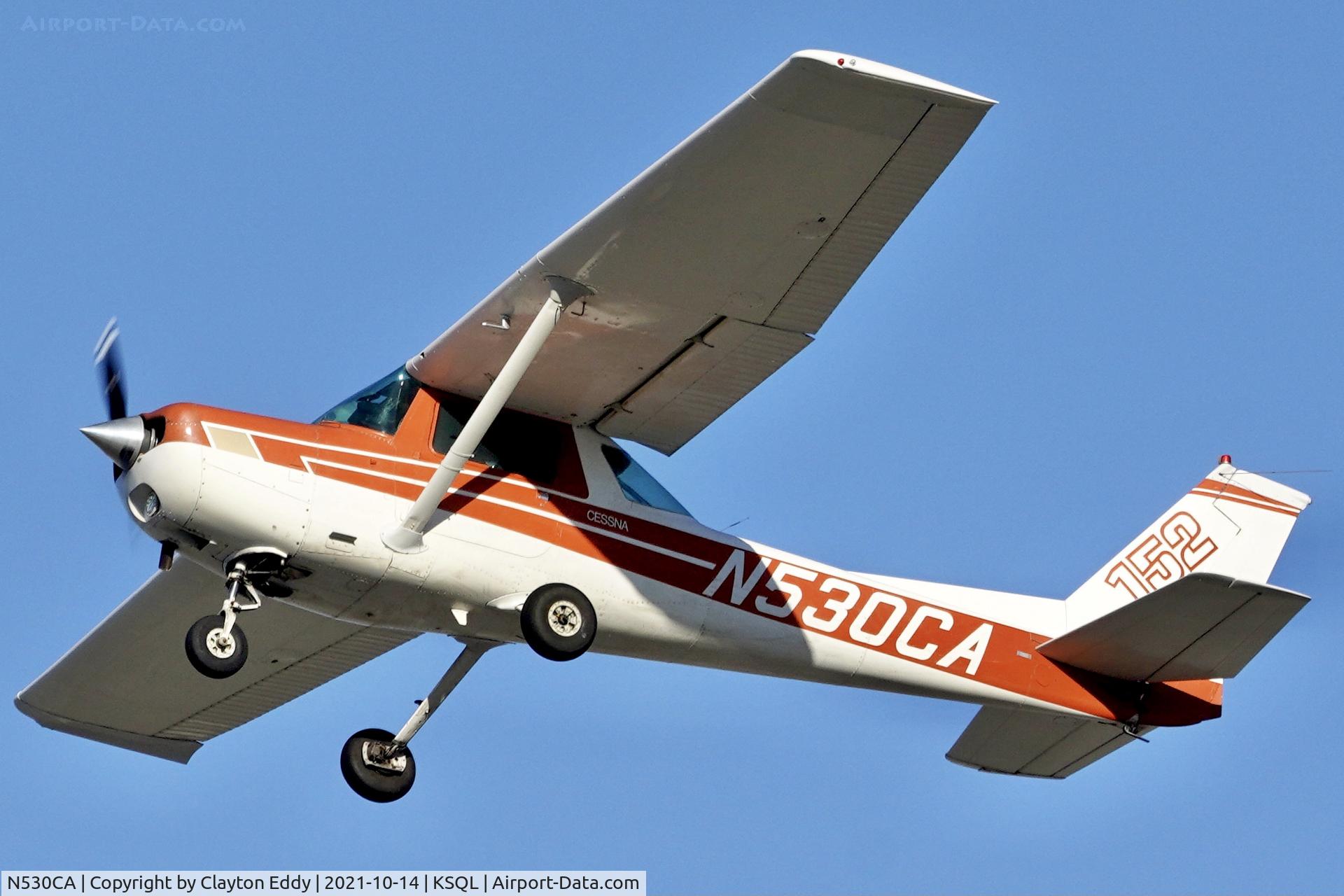 N530CA, 1977 Cessna 152 C/N 152-79757, San Carlos airport California 2021.