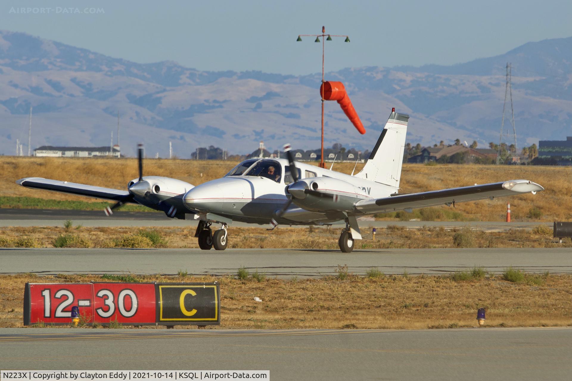 N223X, Piper PA-34-200T C/N 34-7970288, San Carlos airport California 2021.