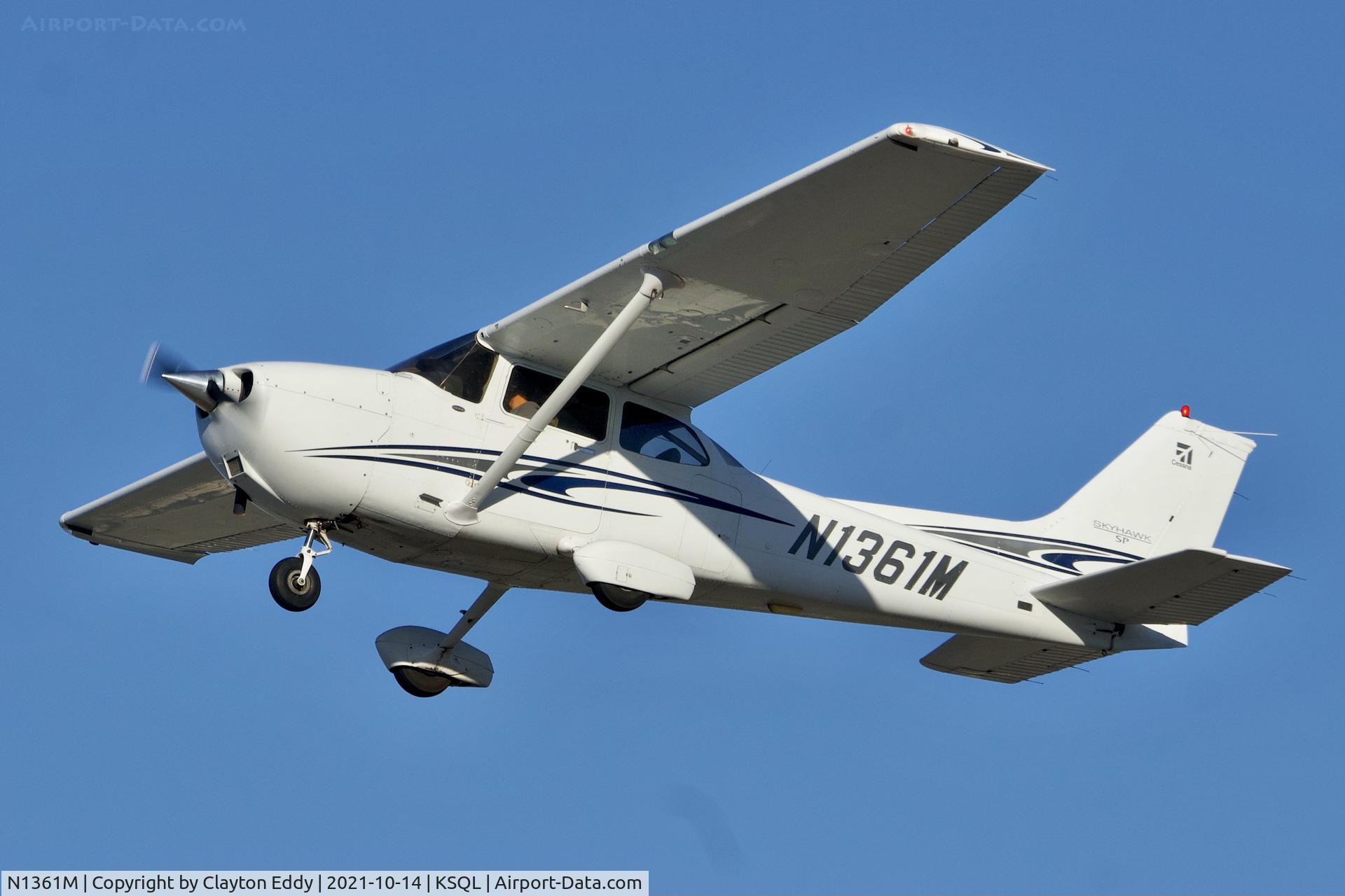 N1361M, 2005 Cessna 172S Skyhawk SP C/N 172S9842, San Carlos airport California 2021.