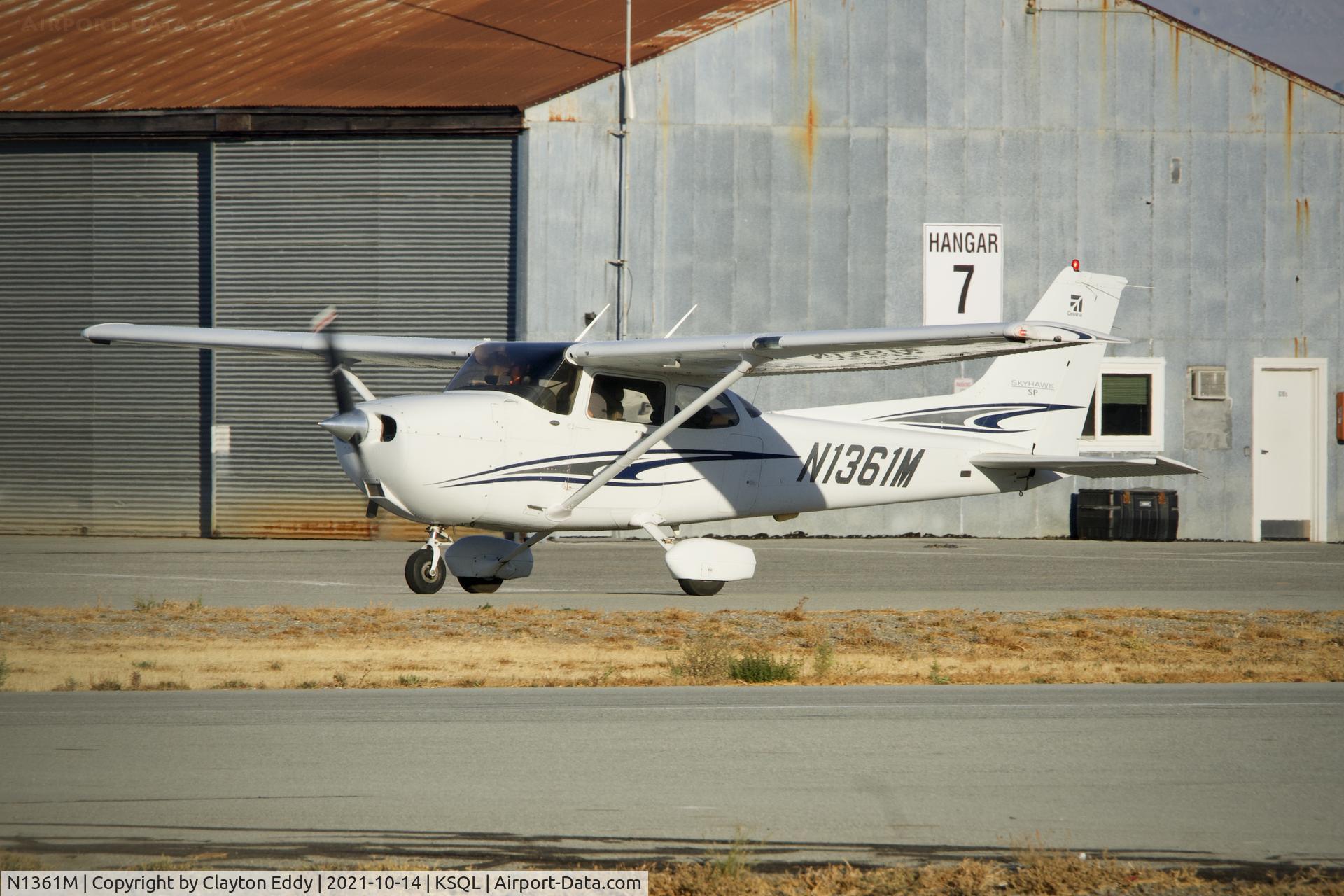 N1361M, 2005 Cessna 172S Skyhawk SP C/N 172S9842, San Carlos airport California 2021.