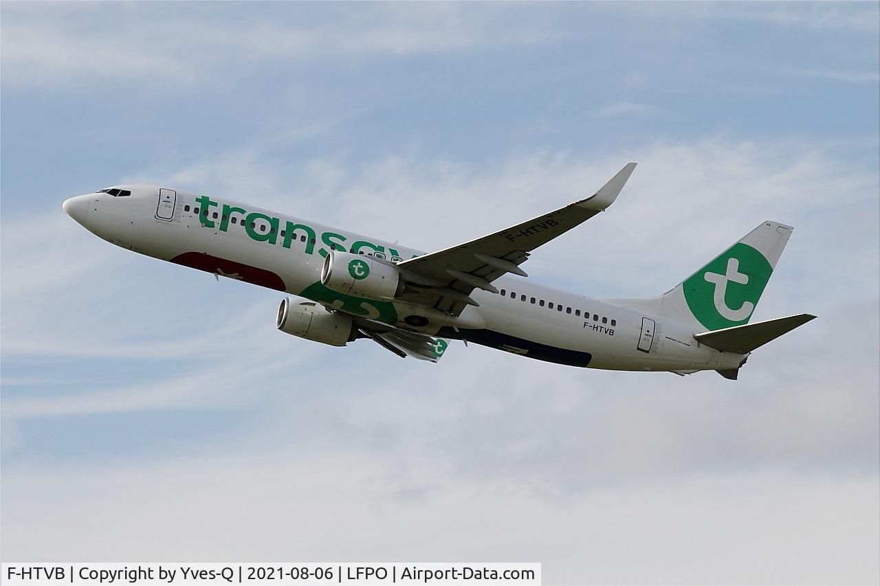 F-HTVB, 2016 Boeing 737-8K2 C/N 62161, Boeing 737-8K2, Take off rwy 24, Paris Orly airport (LFPO-ORY)
