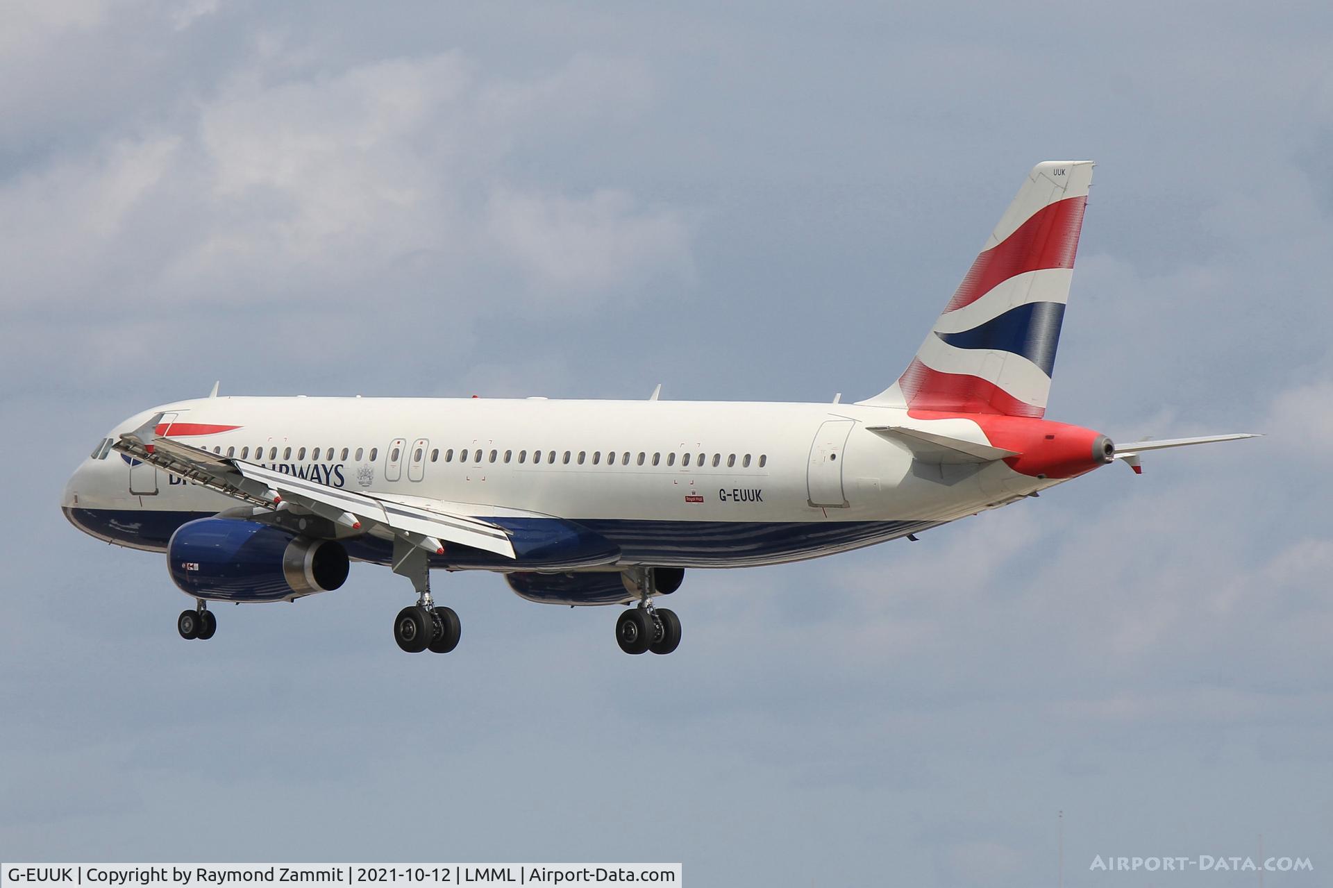 G-EUUK, 2002 Airbus A320-232 C/N 1899, A320 G-EUUK British Airways