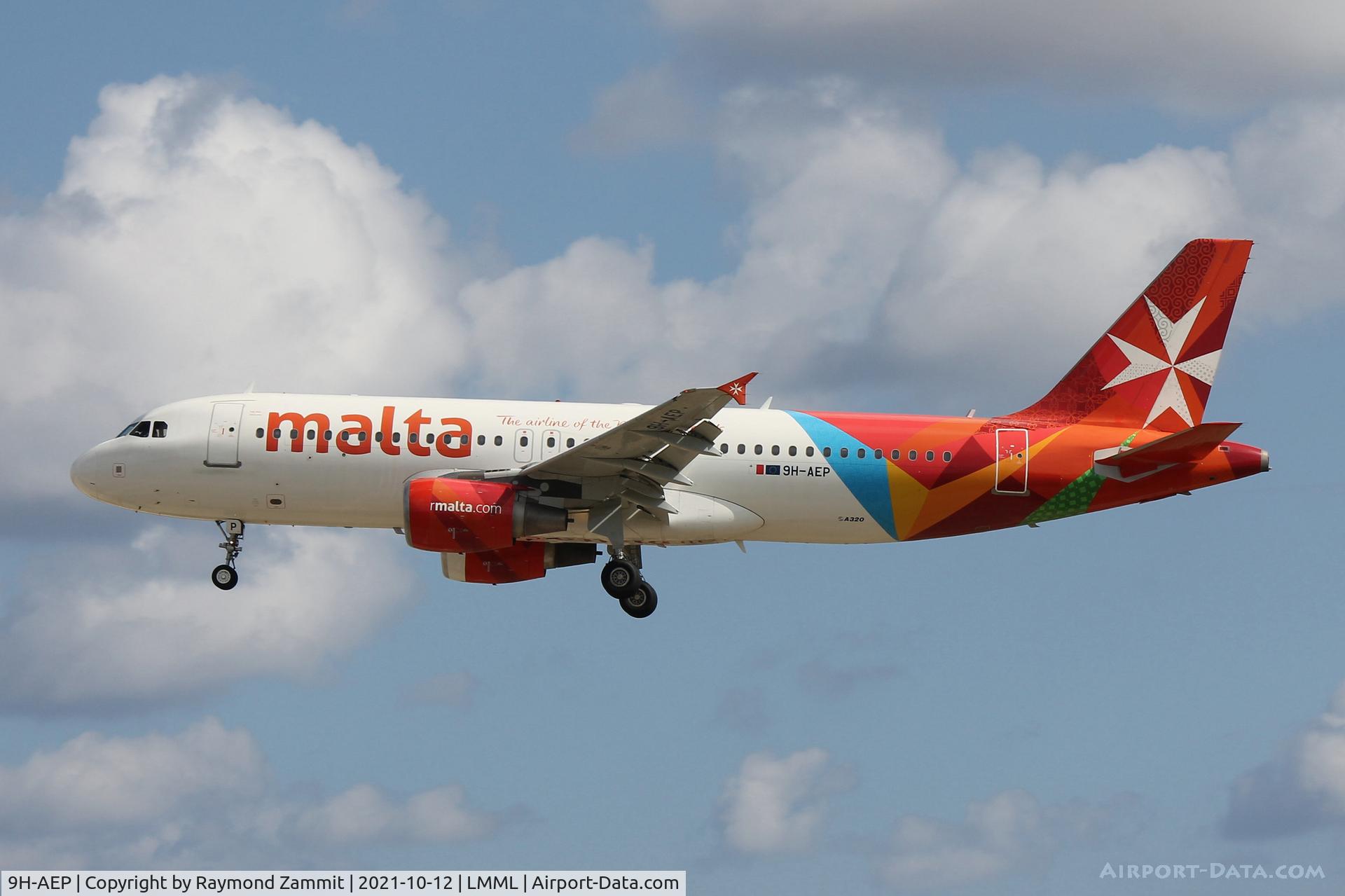 9H-AEP, 2007 Airbus A320-214 C/N 3056, A320 9H-AEP Air Malta
