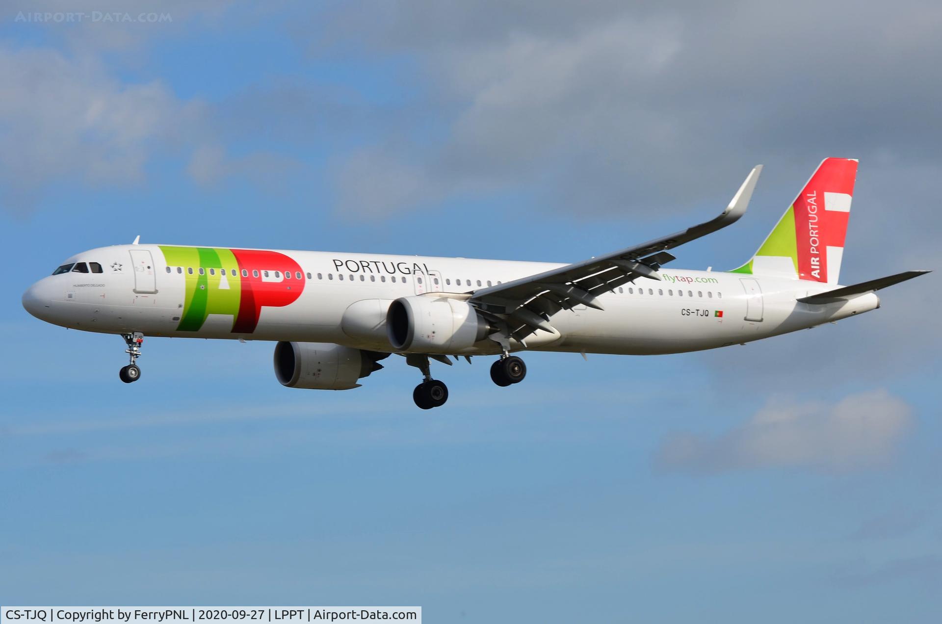 CS-TJQ, 2019 Airbus A321-251NX C/N 9308, TAP A321N arriving in LIS