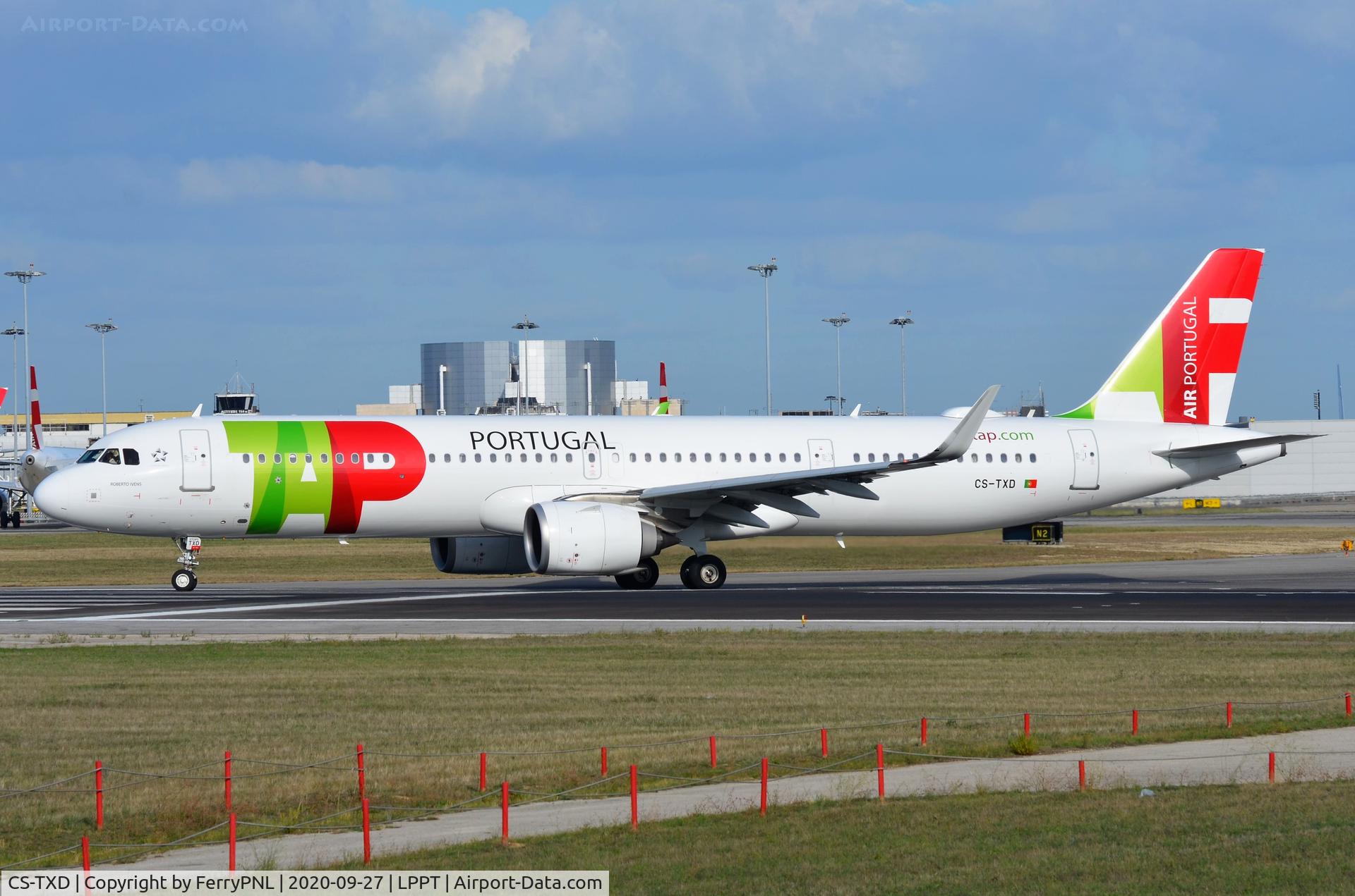 CS-TXD, 2019 Airbus A321-251NX C/N 9055, TAP A321N departing on a trans Atlantic flight