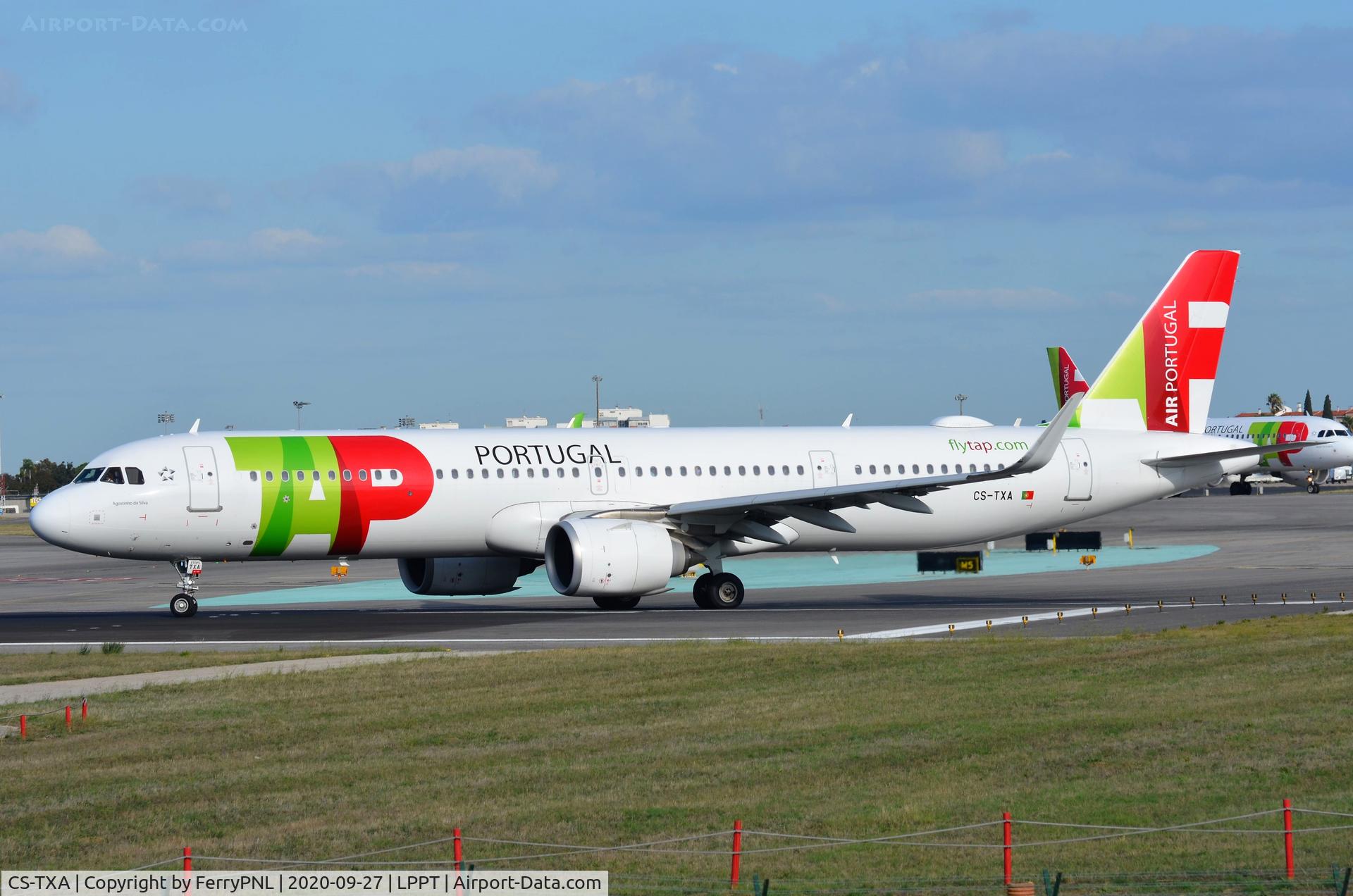 CS-TXA, 2019 Airbus A321-251NX C/N 8593, TAP A321NX for departure