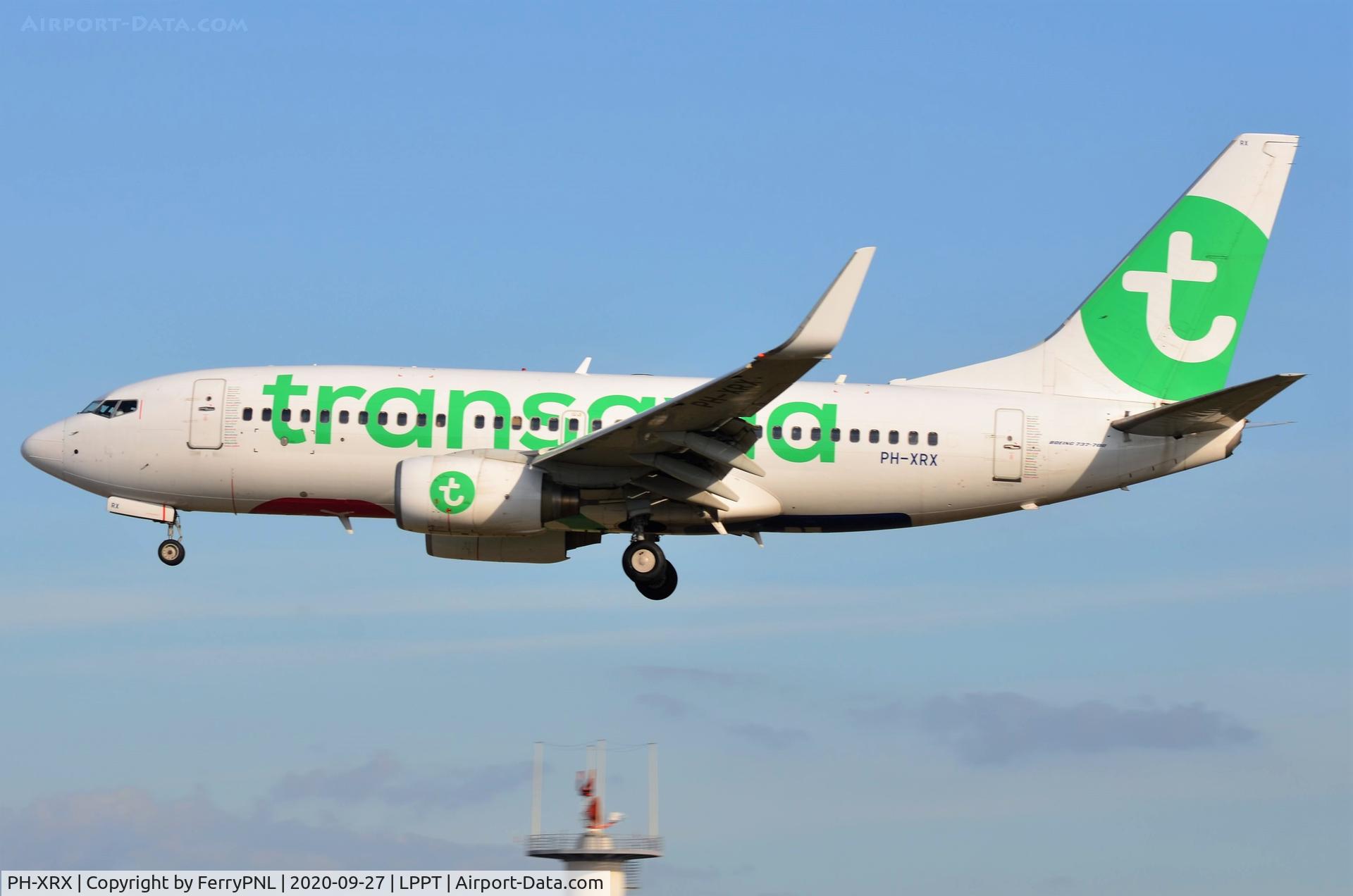PH-XRX, 2003 Boeing 737-7K2 C/N 33464, Transavia B737 arriving from RTM