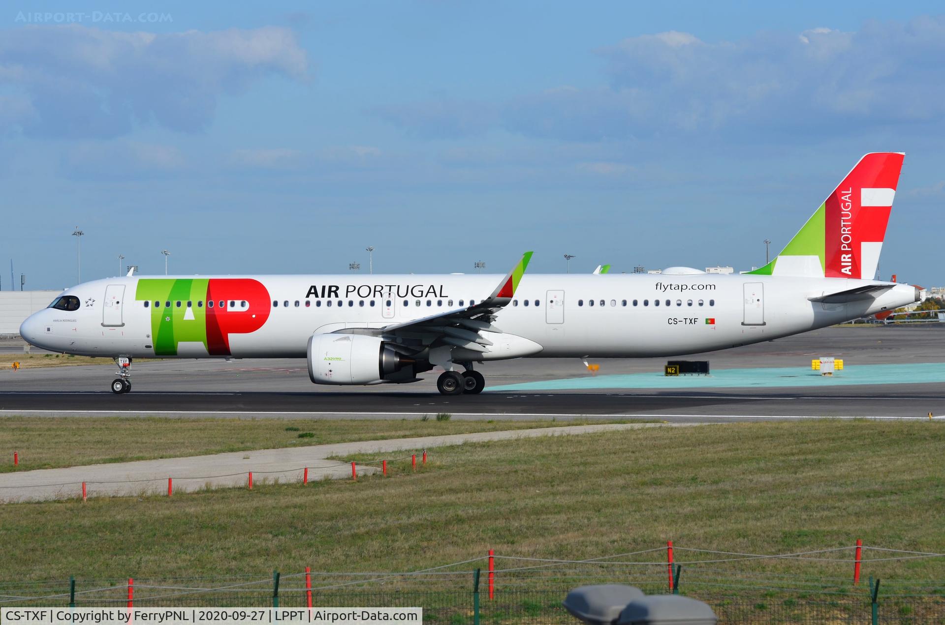 CS-TXF, 2020 Airbus A321-251NX C/N 9230, TAP A321NX lining-up