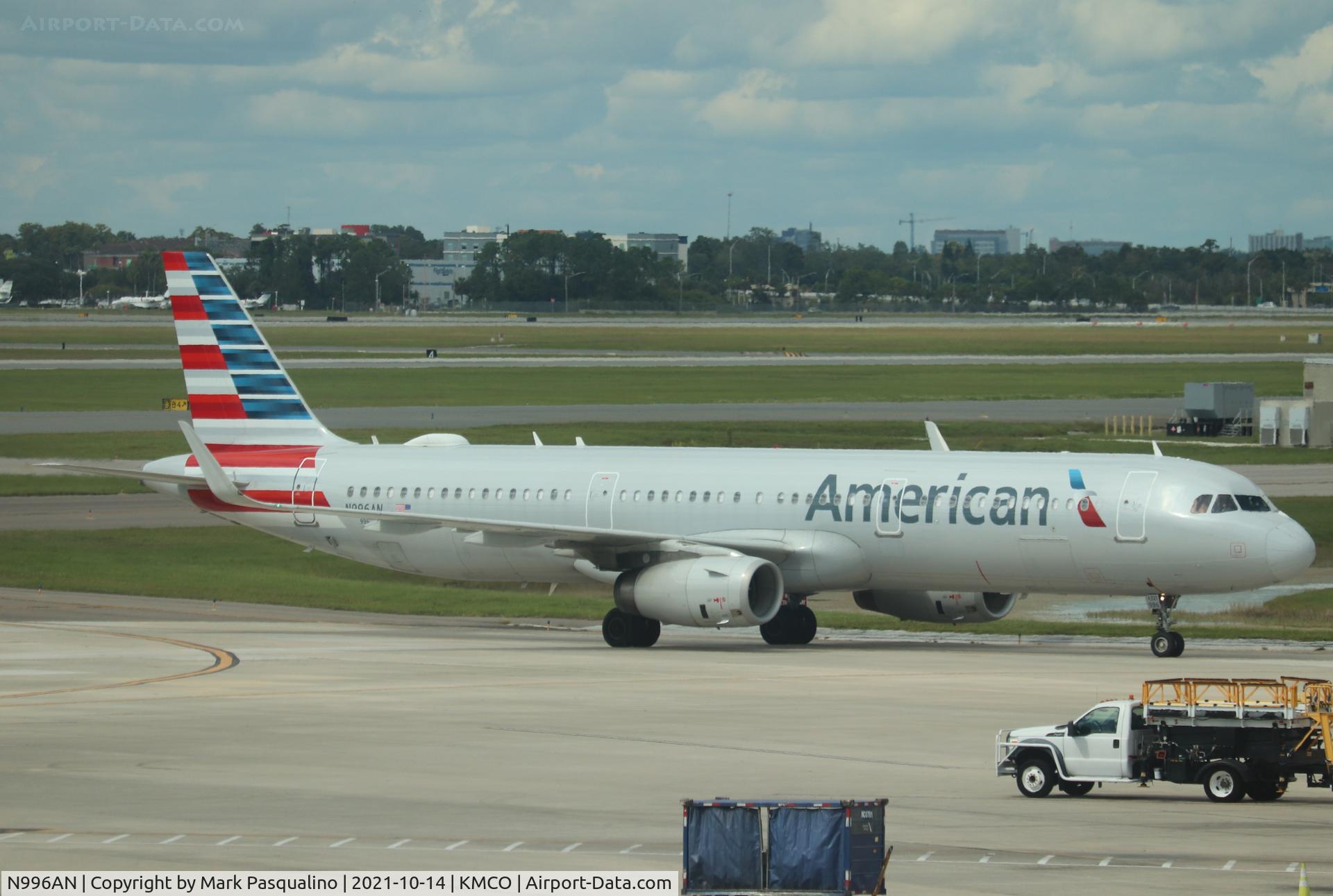 N996AN, 2016 Airbus A321-231 C/N 7310, Airbus A321-231