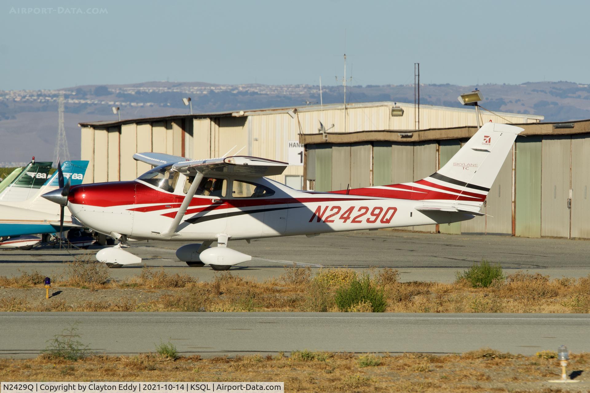 N2429Q, 2006 Cessna T182T Turbo Skylane C/N T18208521, San Carlos airport California 2021.