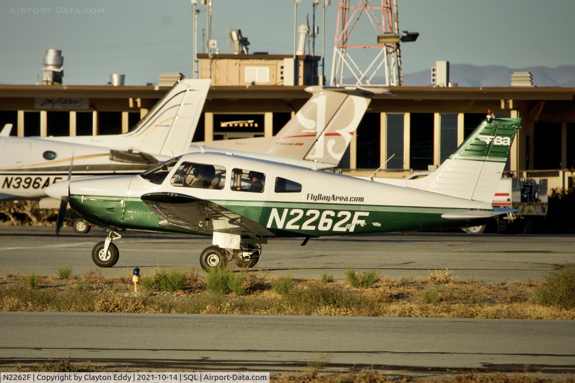 N2262F, 1978 Piper PA-28-181 C/N 28-7990074, San Carlos airport California 2021.