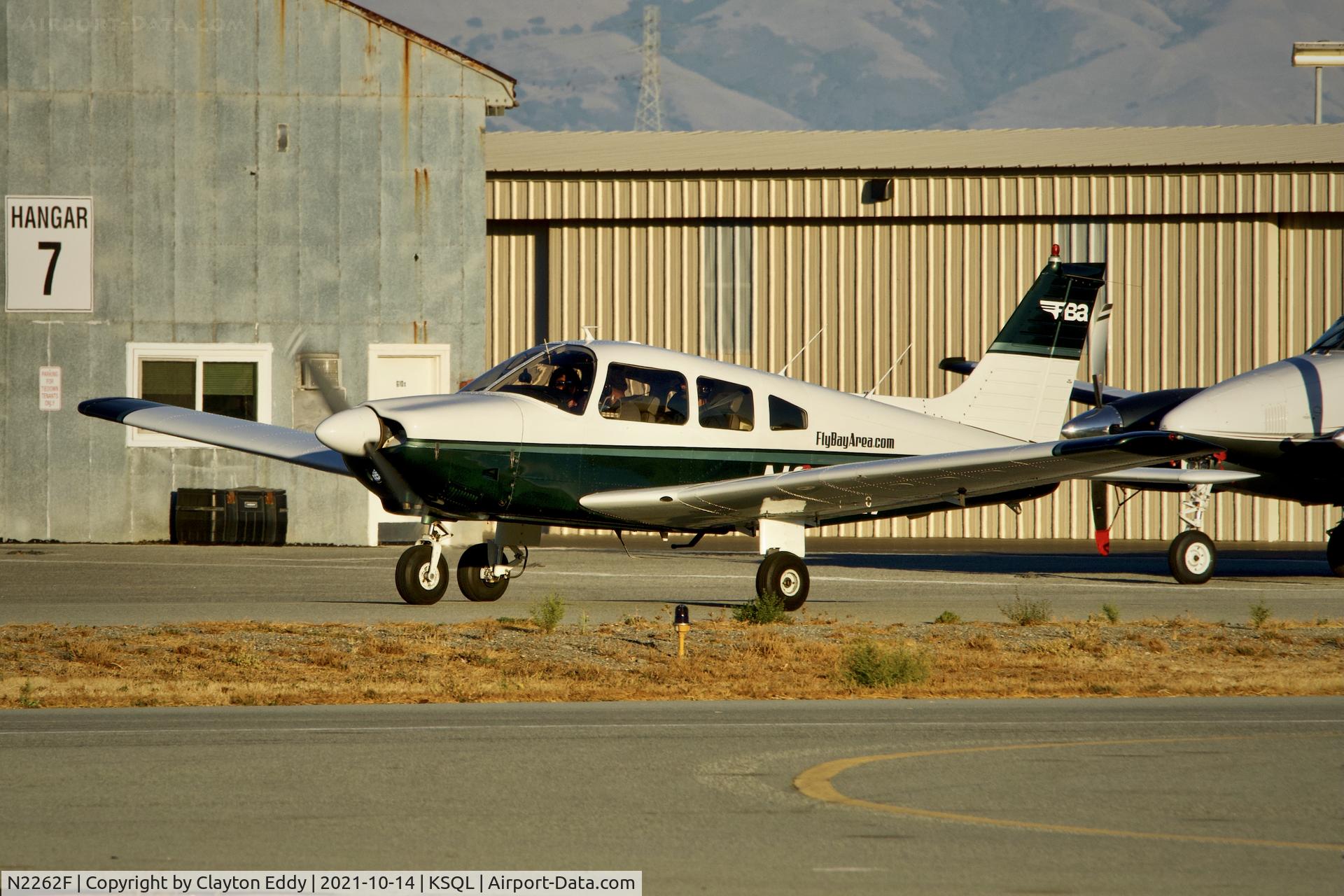 N2262F, 1978 Piper PA-28-181 C/N 28-7990074, San Carlos airport California 2021.