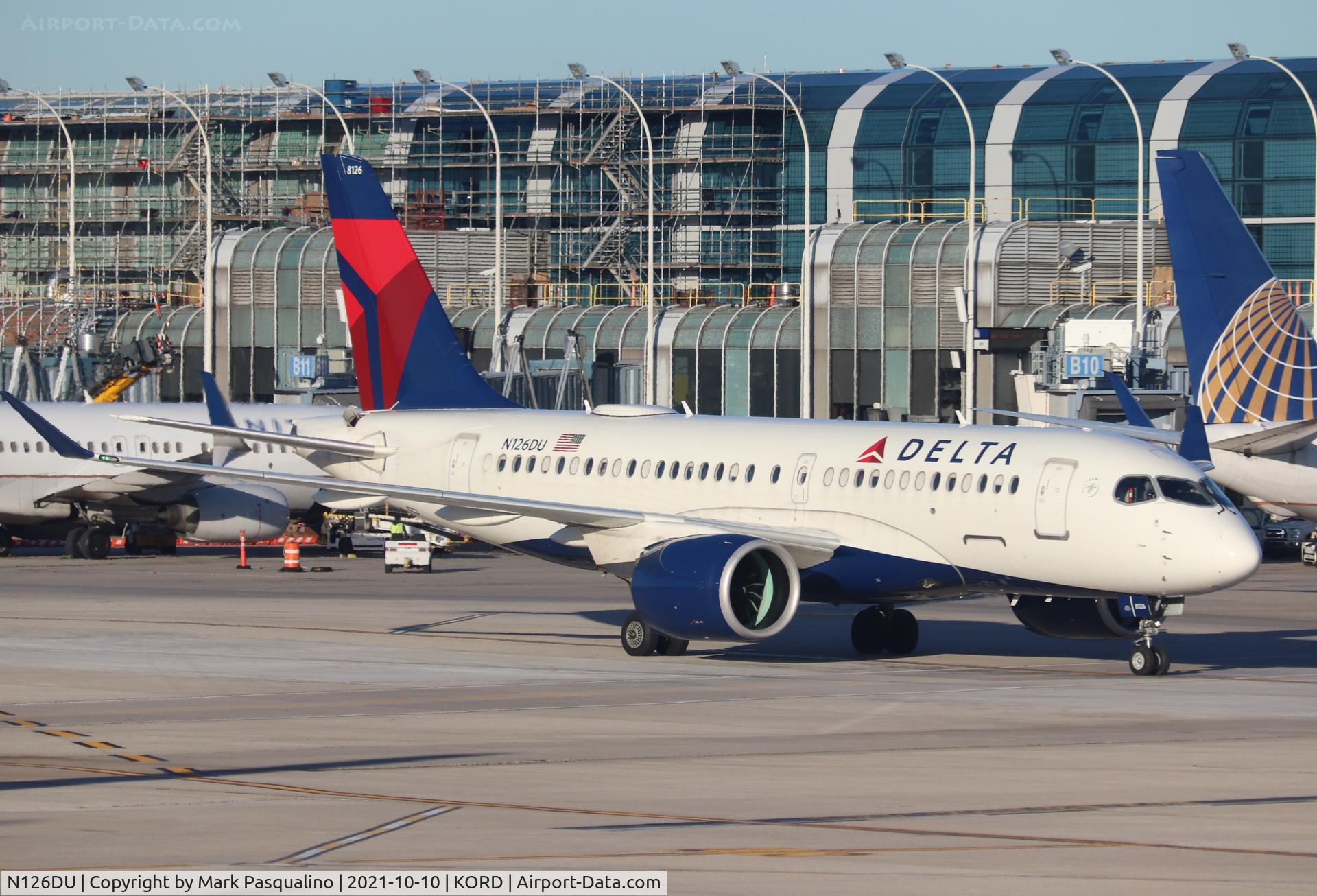 N126DU, 2019 Airbus A220-171 C/N 50045, Airbus A220-171