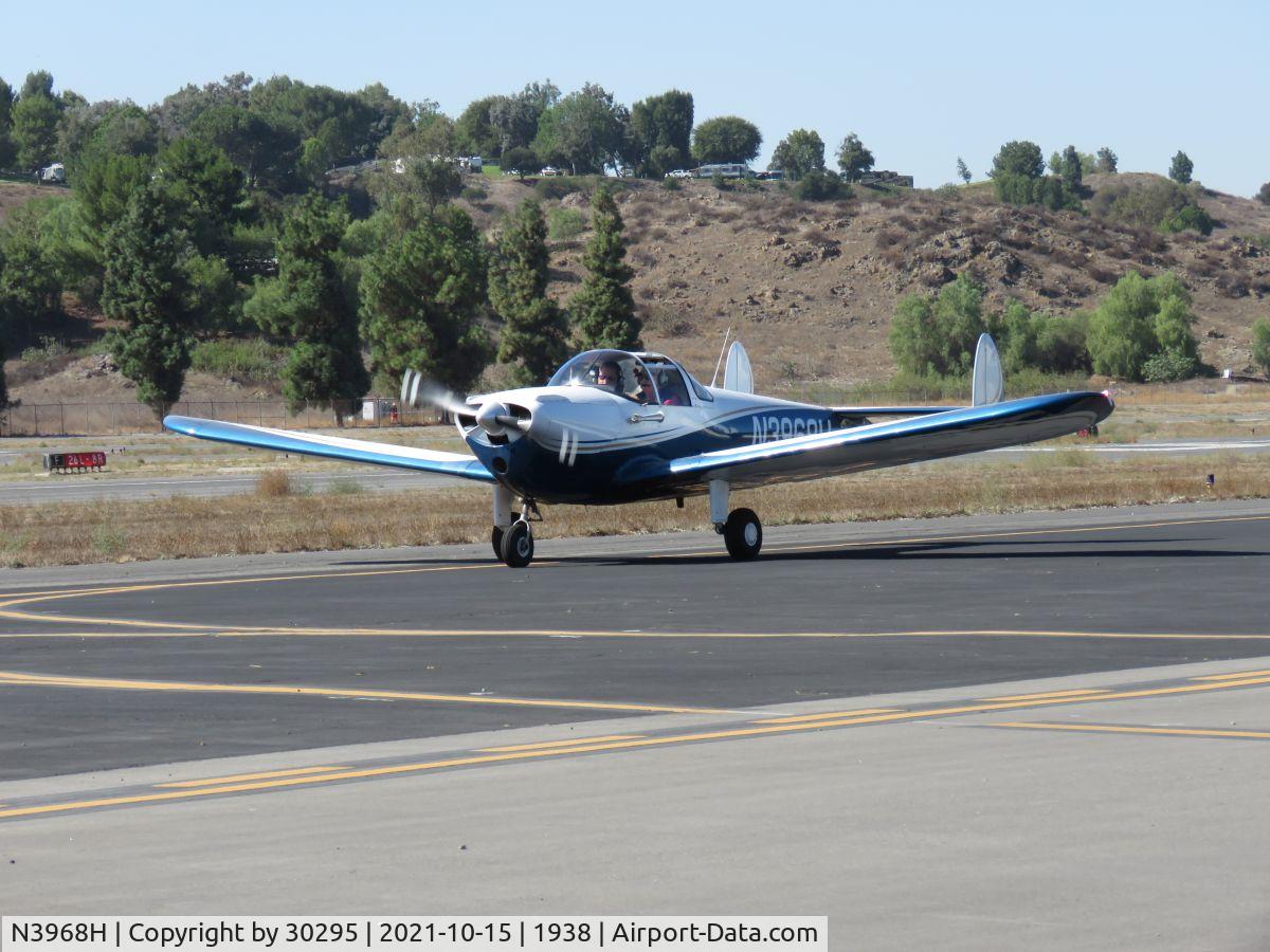 N3968H, 1947 Erco 415CD Ercoupe C/N 4669, On the Northern taxiway