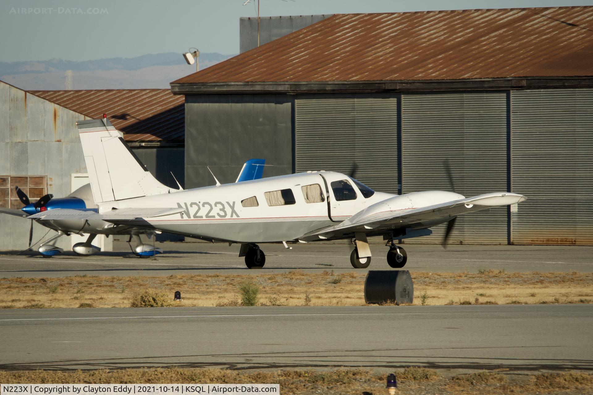 N223X, Piper PA-34-200T C/N 34-7970288, San Carlos airport California 2021.