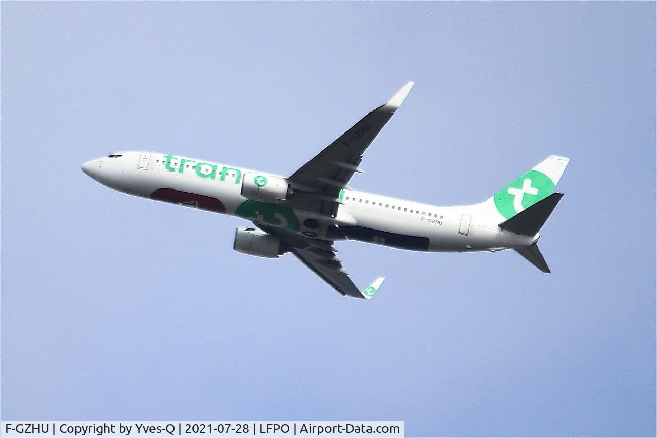 F-GZHU, 2015 Boeing 737-8K2 C/N 41352, Boeing 737-8K2, Climbing from rwy 24, Paris Orly airport (LFPO-ORY)