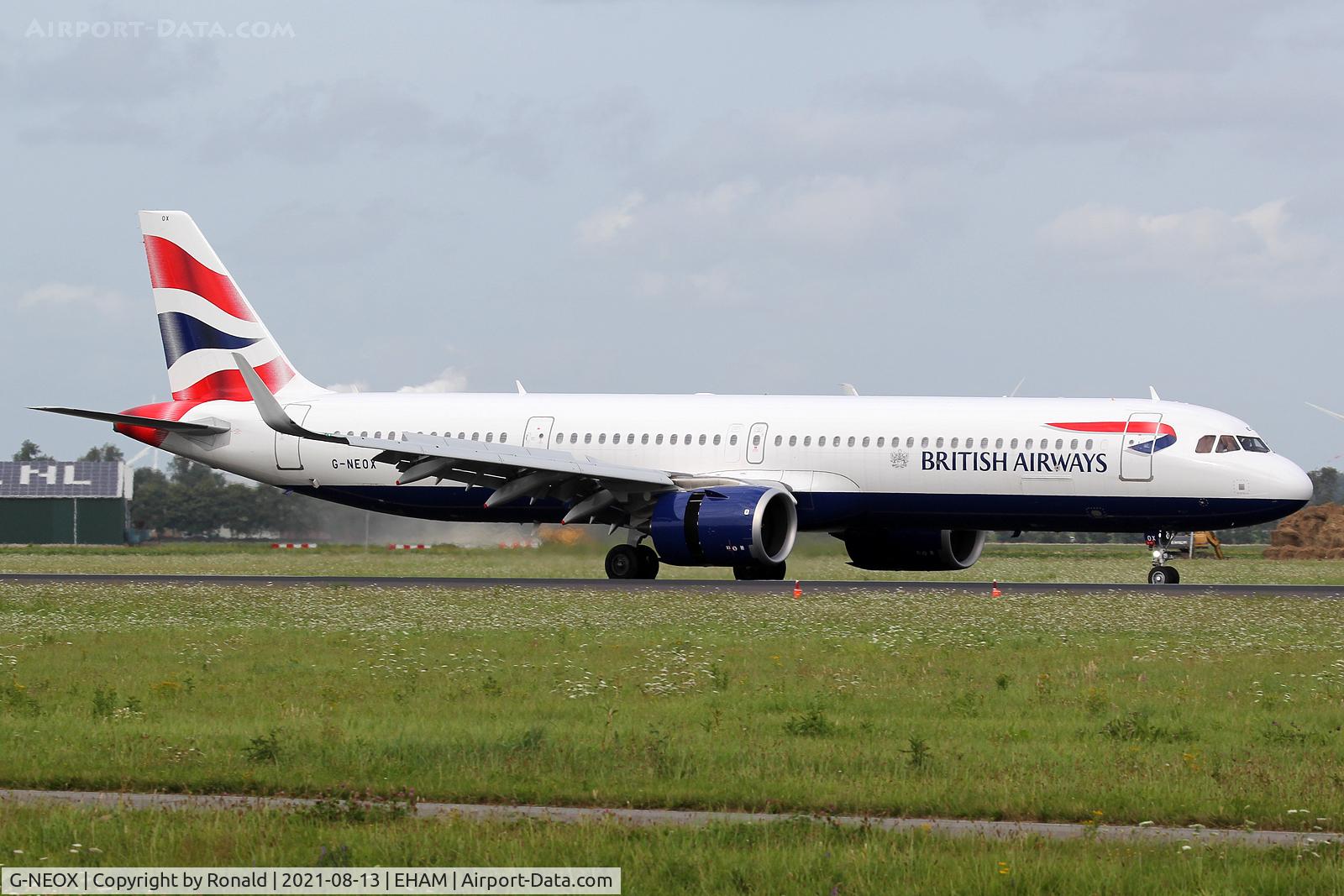 G-NEOX, 2019 Airbus A321-251NX C/N 9162, at spl