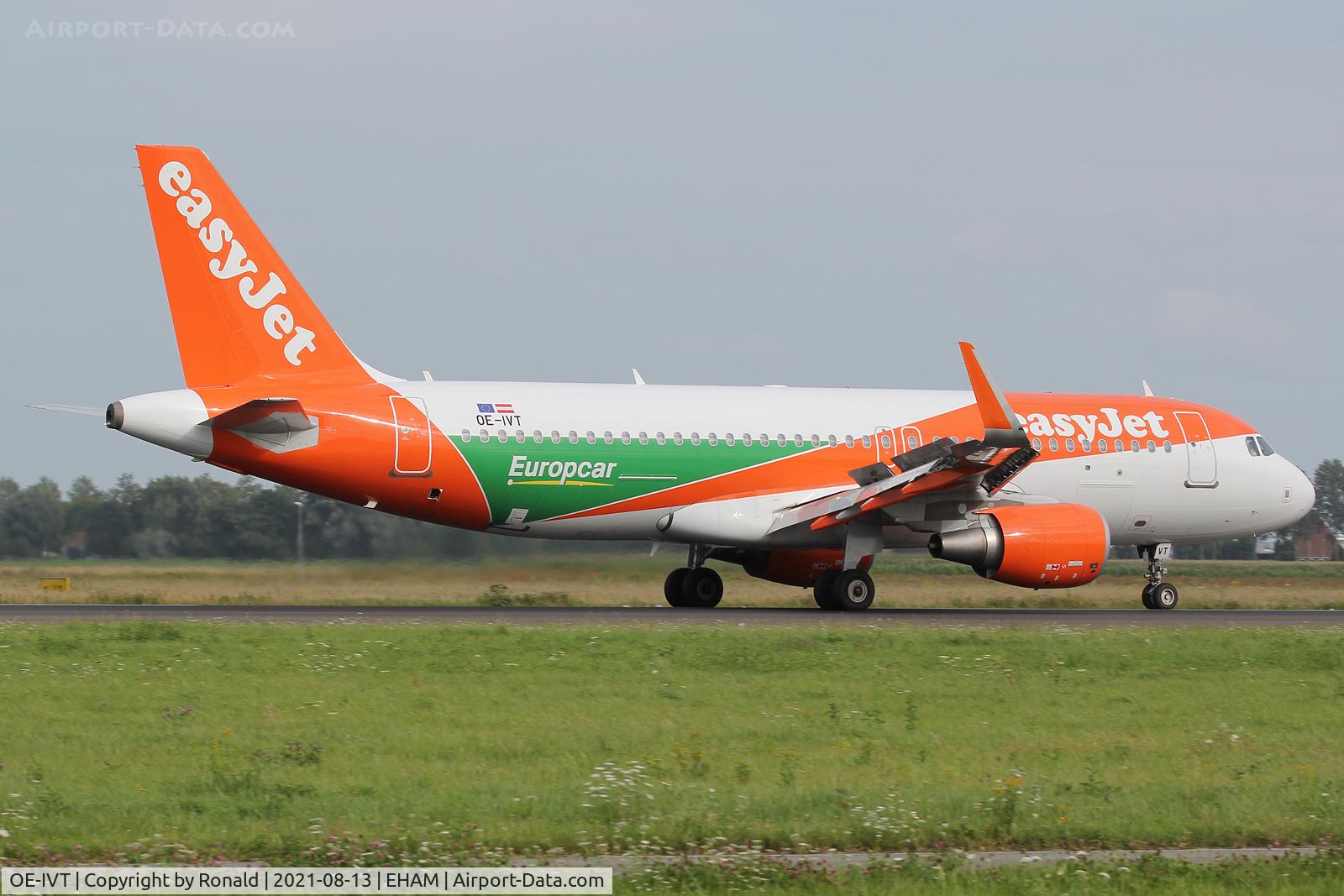 OE-IVT, 2017 Airbus A320-214 C/N 7632, at spl