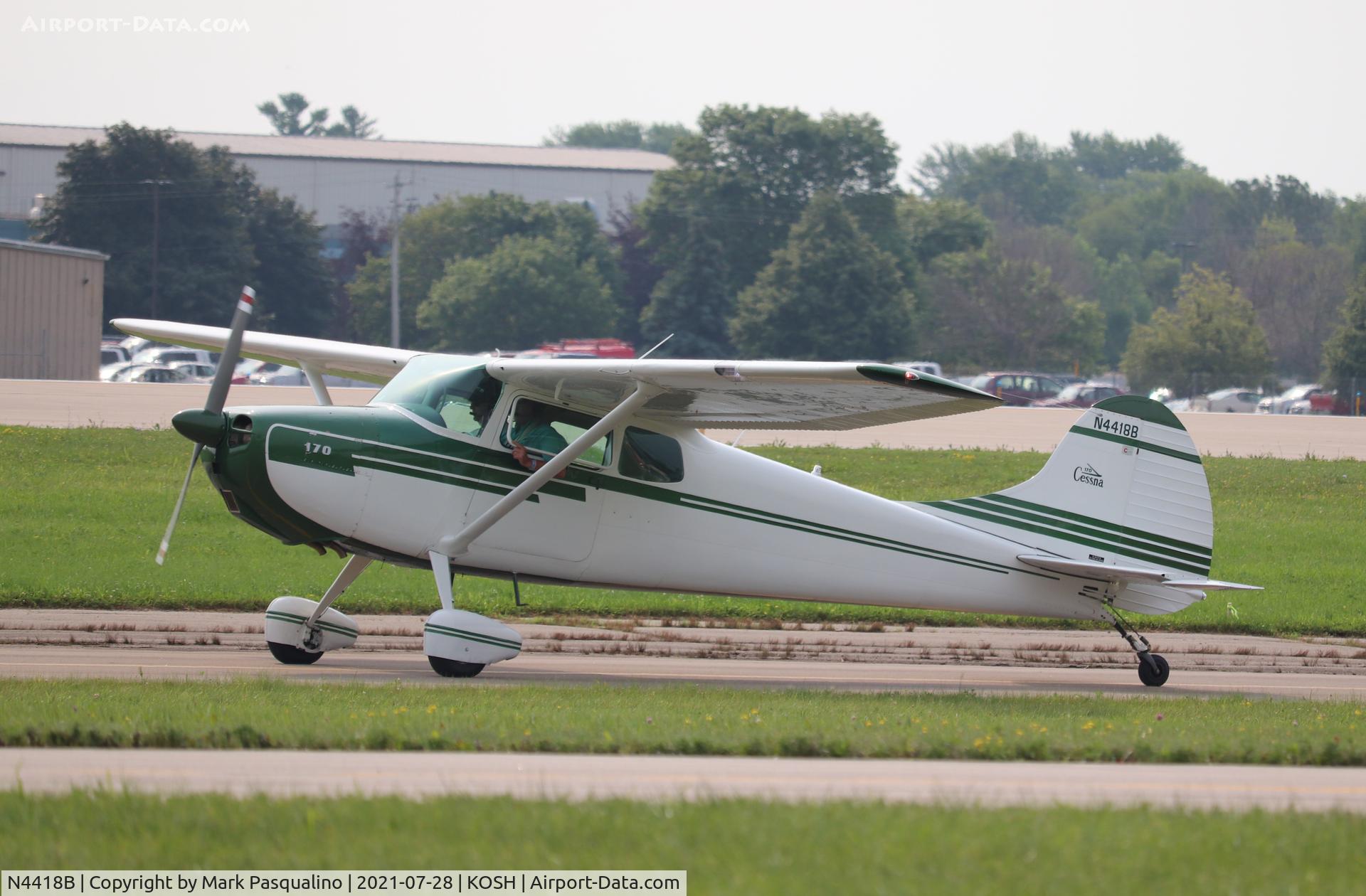 N4418B, 1955 Cessna 170B C/N 26762, Cessna 170B