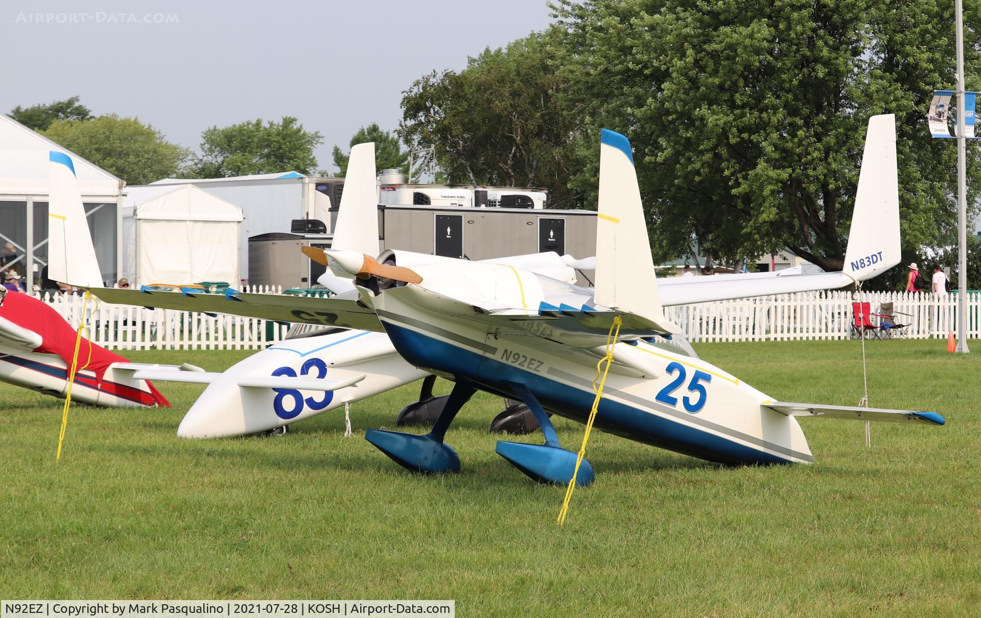 N92EZ, 1983 Rutan VariEze C/N 2052, Rutan VariEze