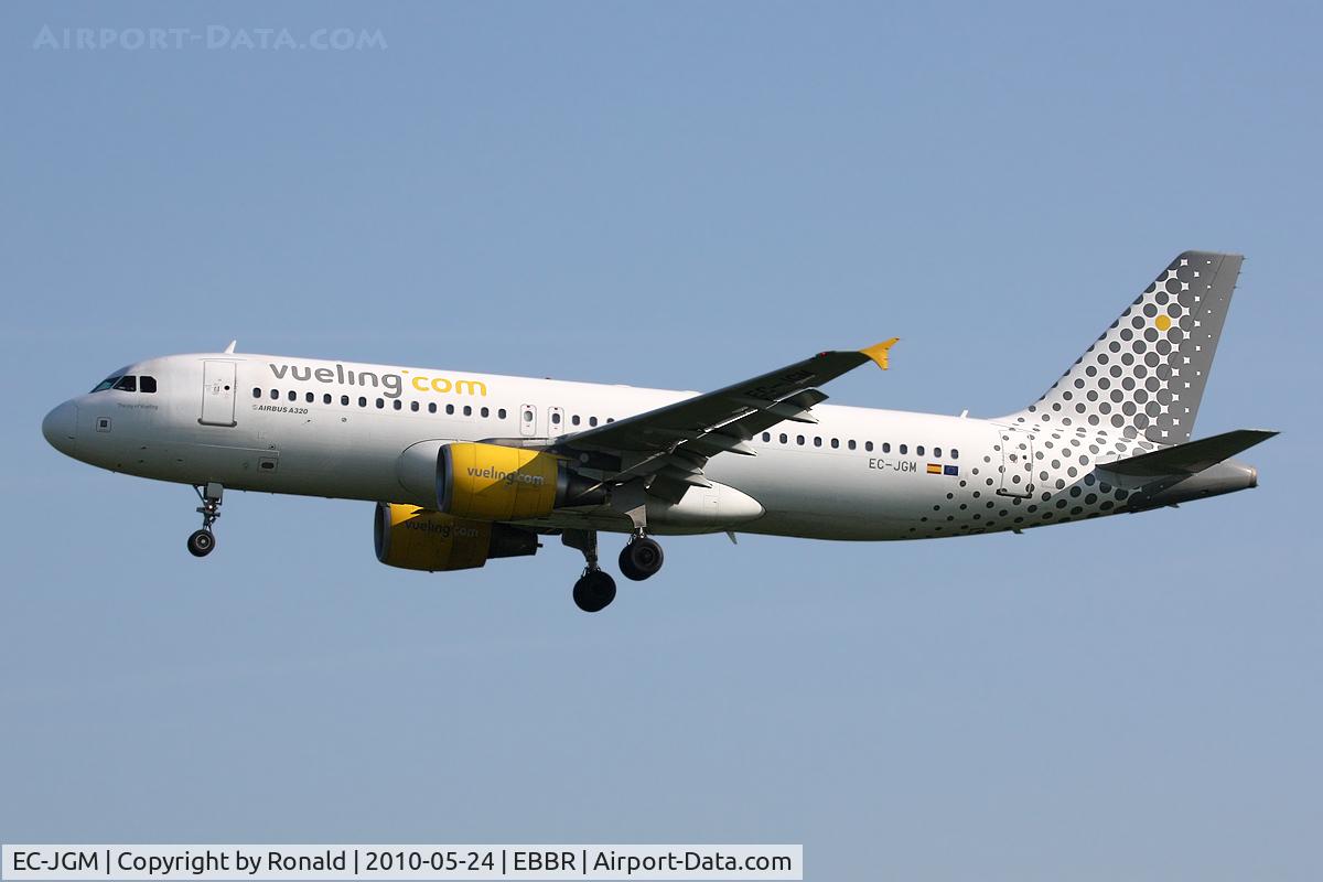 EC-JGM, 2005 Airbus A320-214 C/N 2407, at bru
