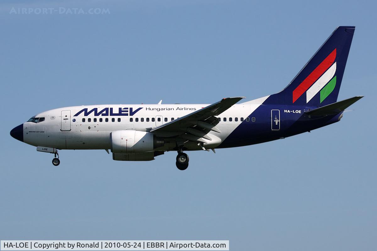 HA-LOE, 2003 Boeing 737-6Q8 C/N 28260, at bru