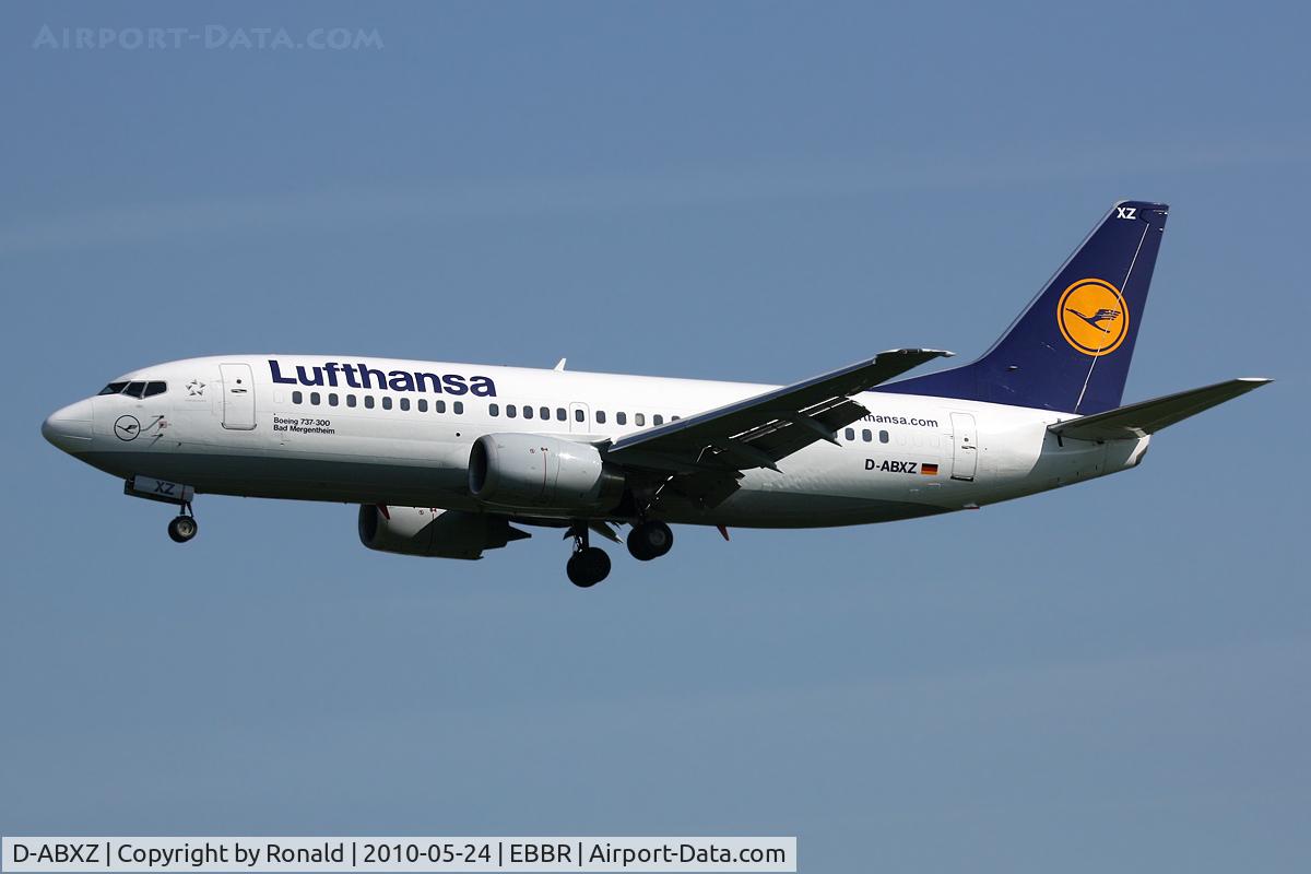 D-ABXZ, 1990 Boeing 737-330 C/N 24564, at bru
