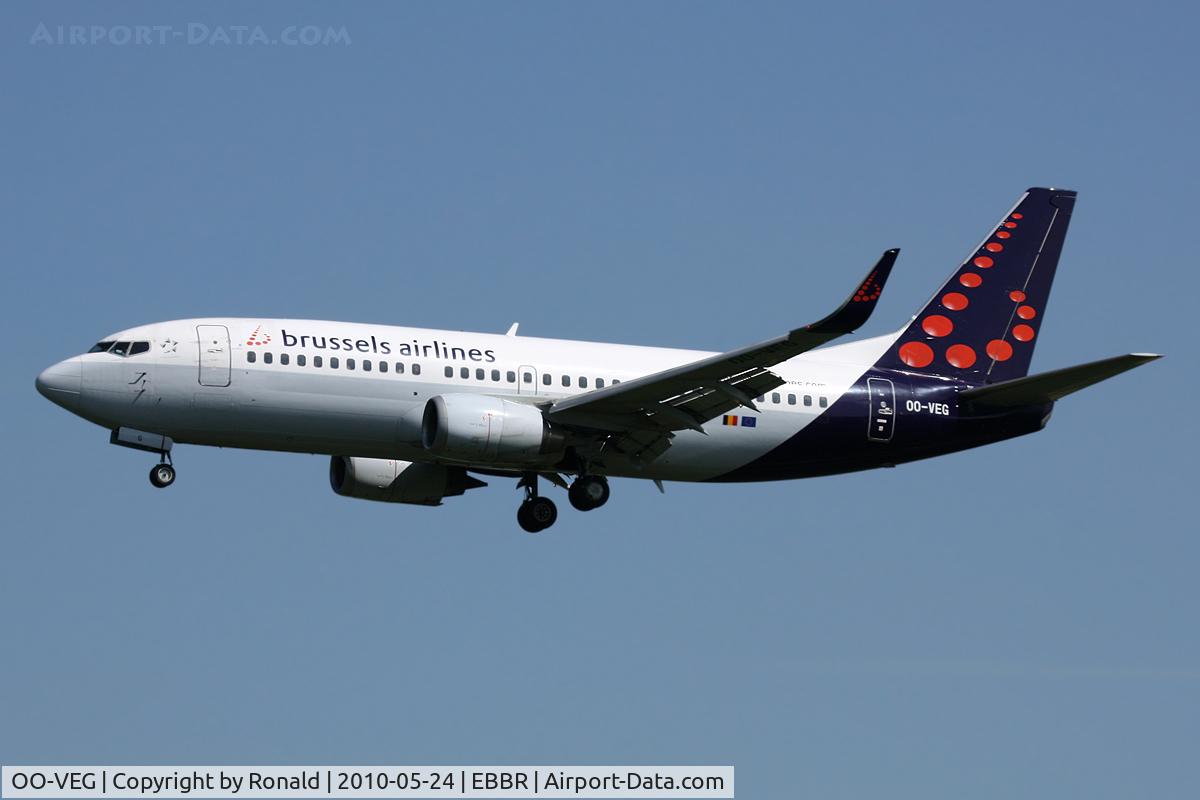 OO-VEG, 1998 Boeing 737-36N C/N 28568, at bru