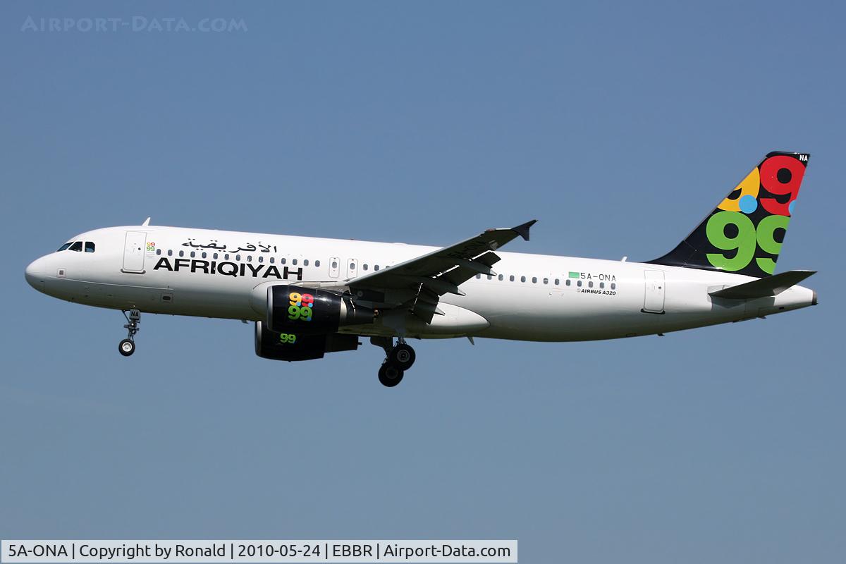 5A-ONA, 2014 Airbus A330-302 C/N 1499, at bru