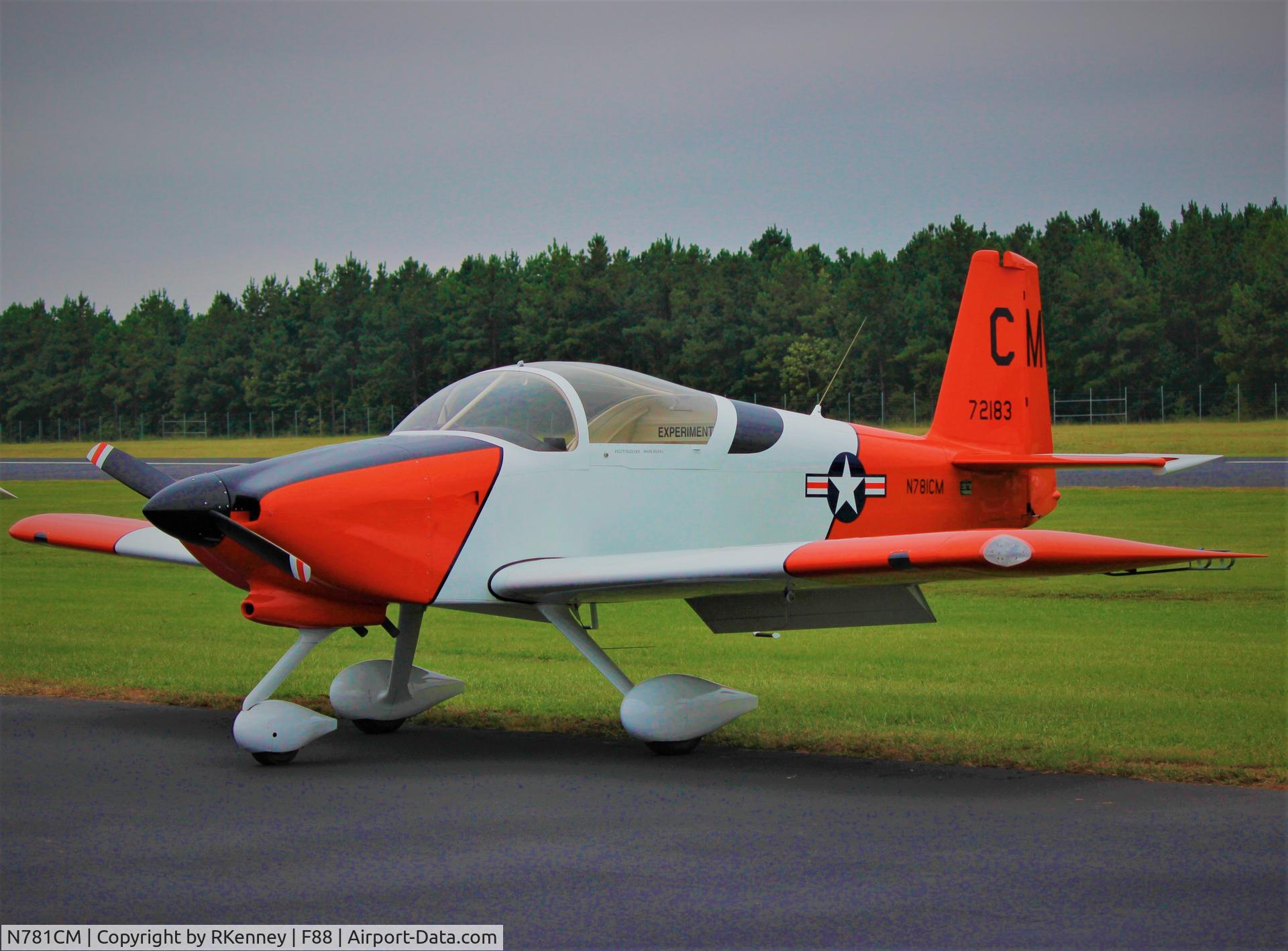 N781CM, 2008 Vans RV-7A C/N 72183, Taken at Jonesboro, LA airport