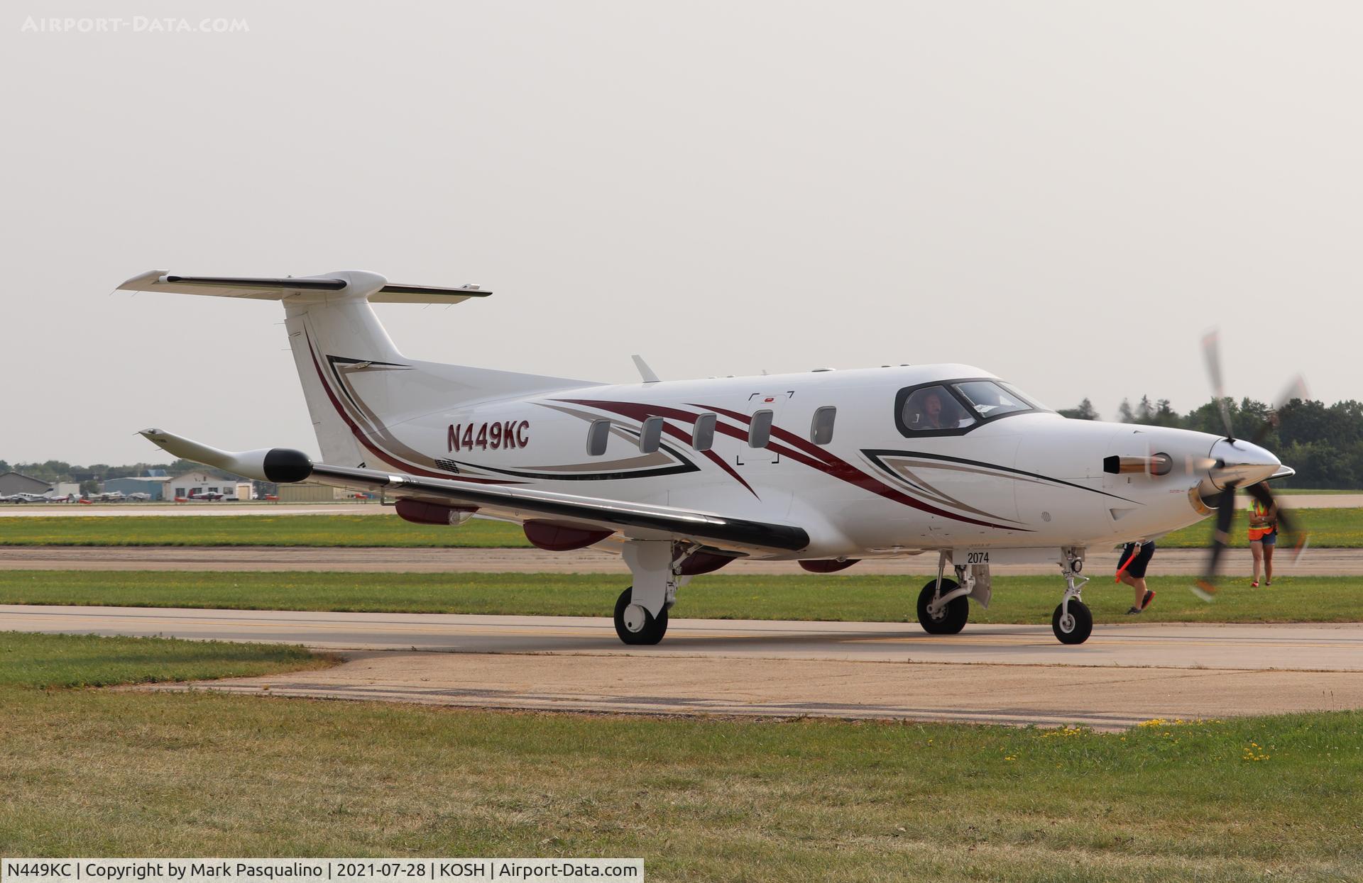 N449KC, 2021 Pilatus PC-12/47E C/N 2074, Pilatus PC-12/47E