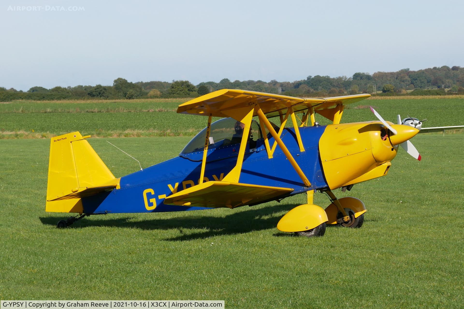 G-YPSY, 1988 Andreasson BA-4B C/N PFA 038-10352, Just landed at Northrepps.