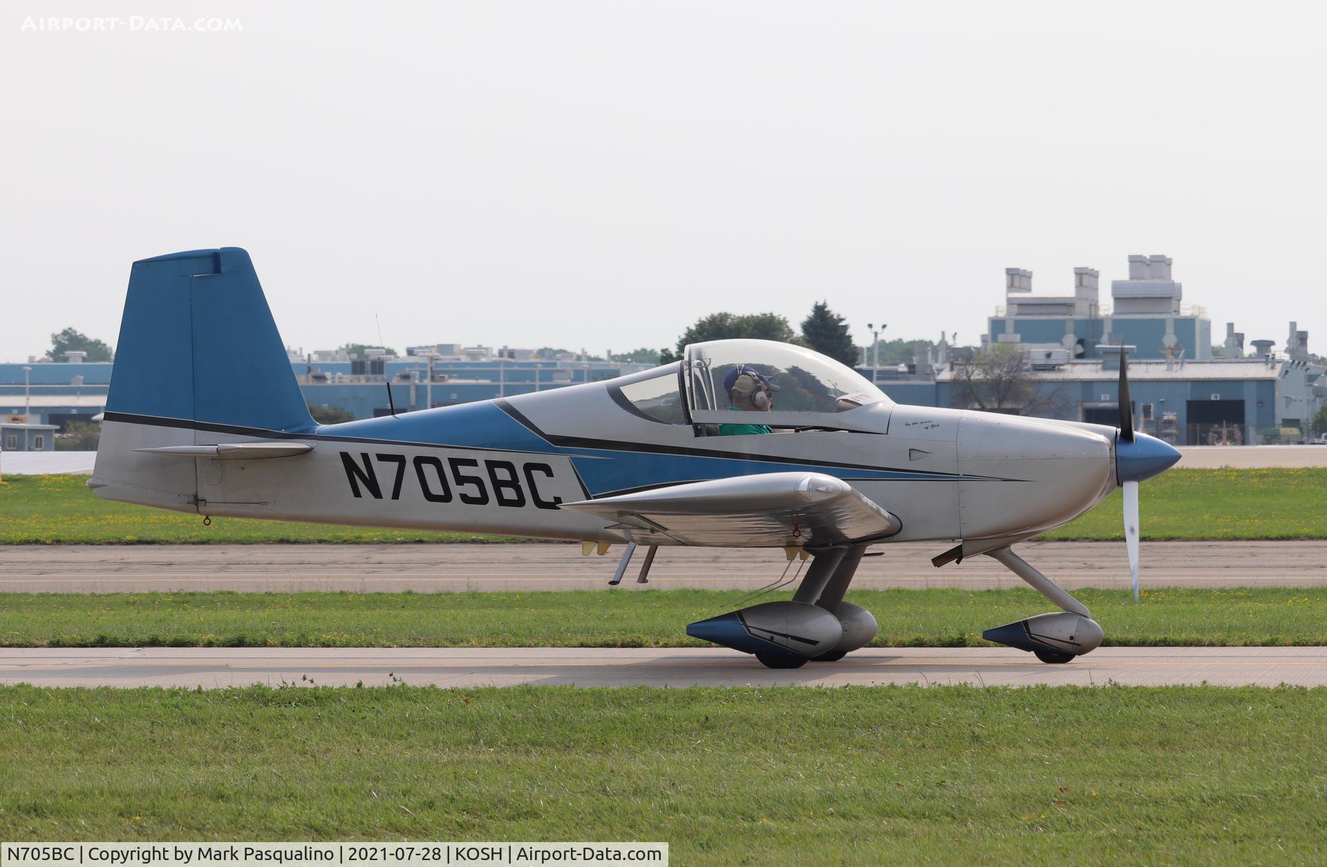 N705BC, 2016 Vans RV-7A C/N 71338, Vans RV-7A