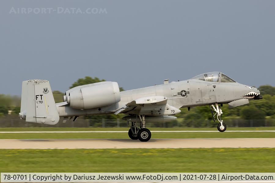 78-0701, 1978 Fairchild Republic A-10C Thunderbolt II C/N A10-0321, A-10C Thunderbolt II 78-0701 FT from 74th FS 