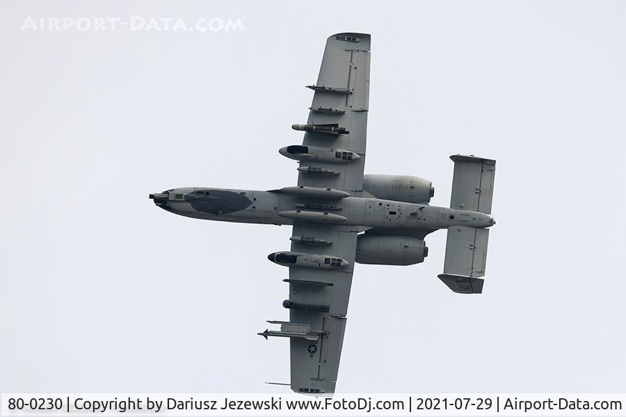80-0230, 1980 Fairchild Republic A-10A Thunderbolt II C/N A10-0580, A-10C Thunderbolt 80-0230 IN from 163rd FS 